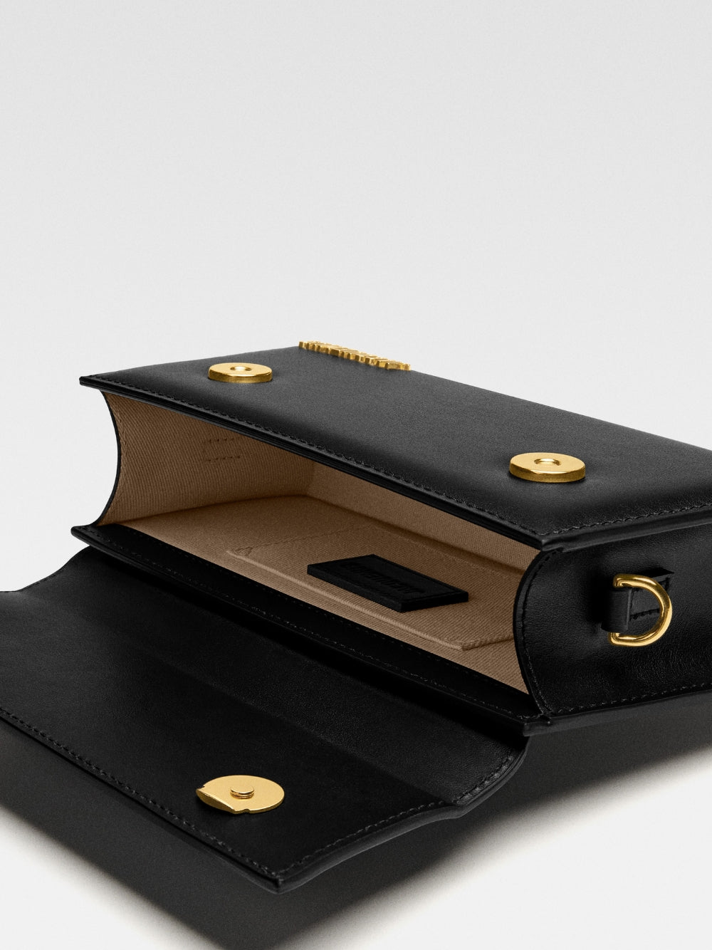 Jacquemus Le Chiquito Long Black Bag 213BA004-3000-990 Inside View