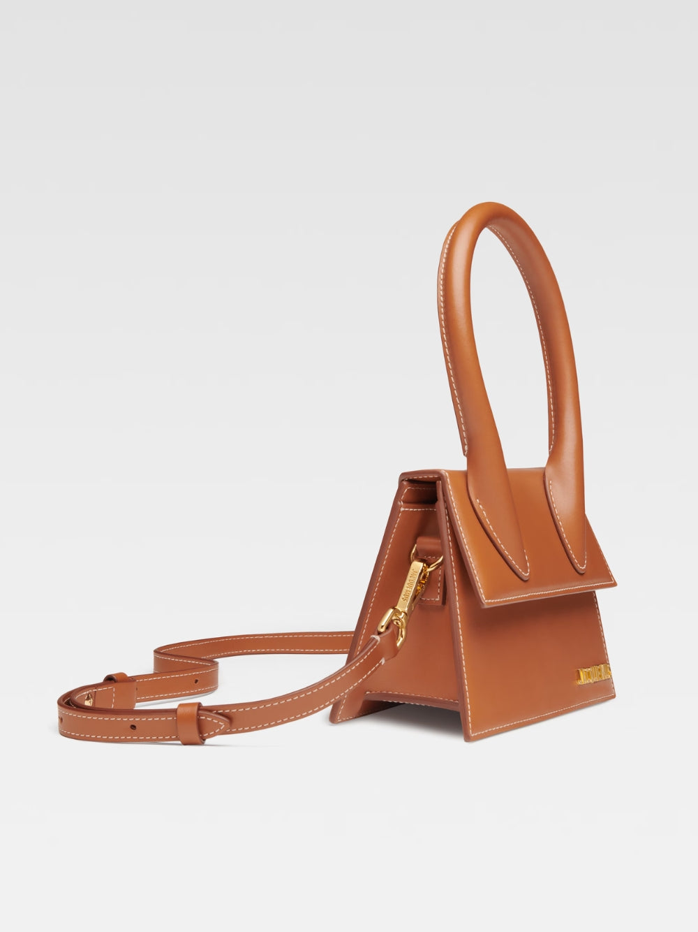 Jacquemus Le Chiquito Moyen Brown Bag 22H213BA002-3072-811 Side View