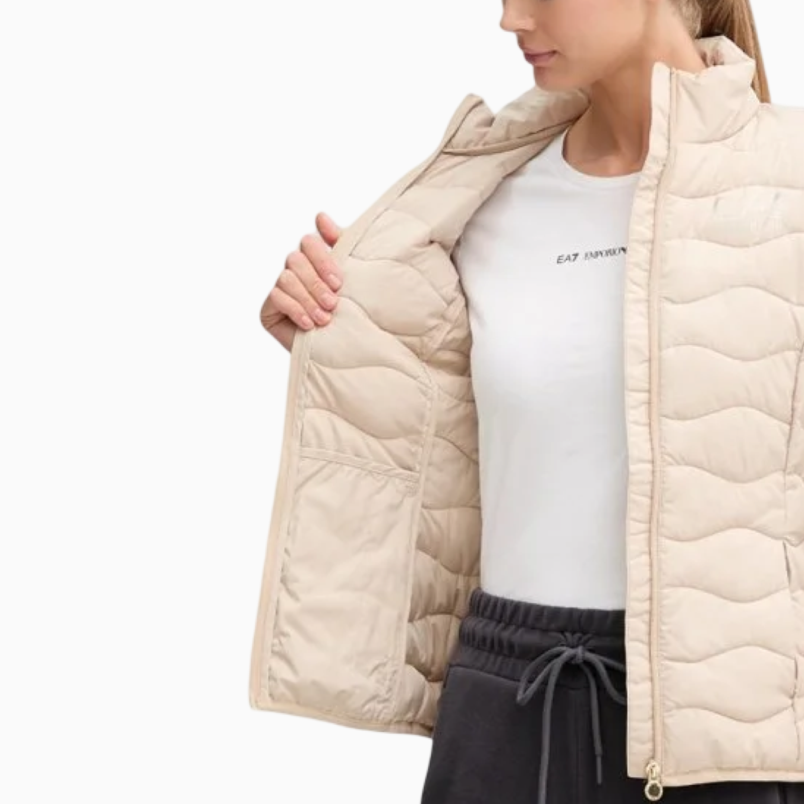 Дамско яке EA7 Emporio Armani Women Jacket 8NTB21 TNF8Z Inside View