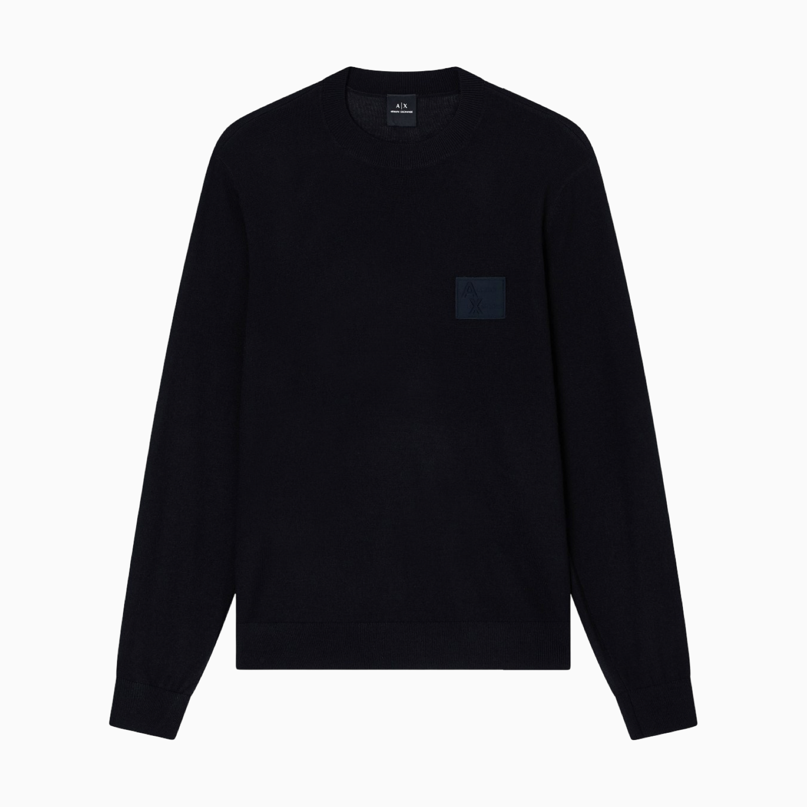 Мъжки черен пуловер Armani Exchange Men Sweater XM001329 AF11982 Front View