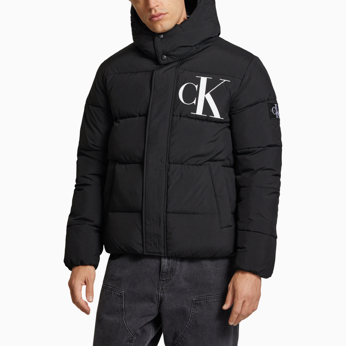 Мъжко зимно яке Calvin Klein Jeans Men Jacket J30J326104 BEH Front View