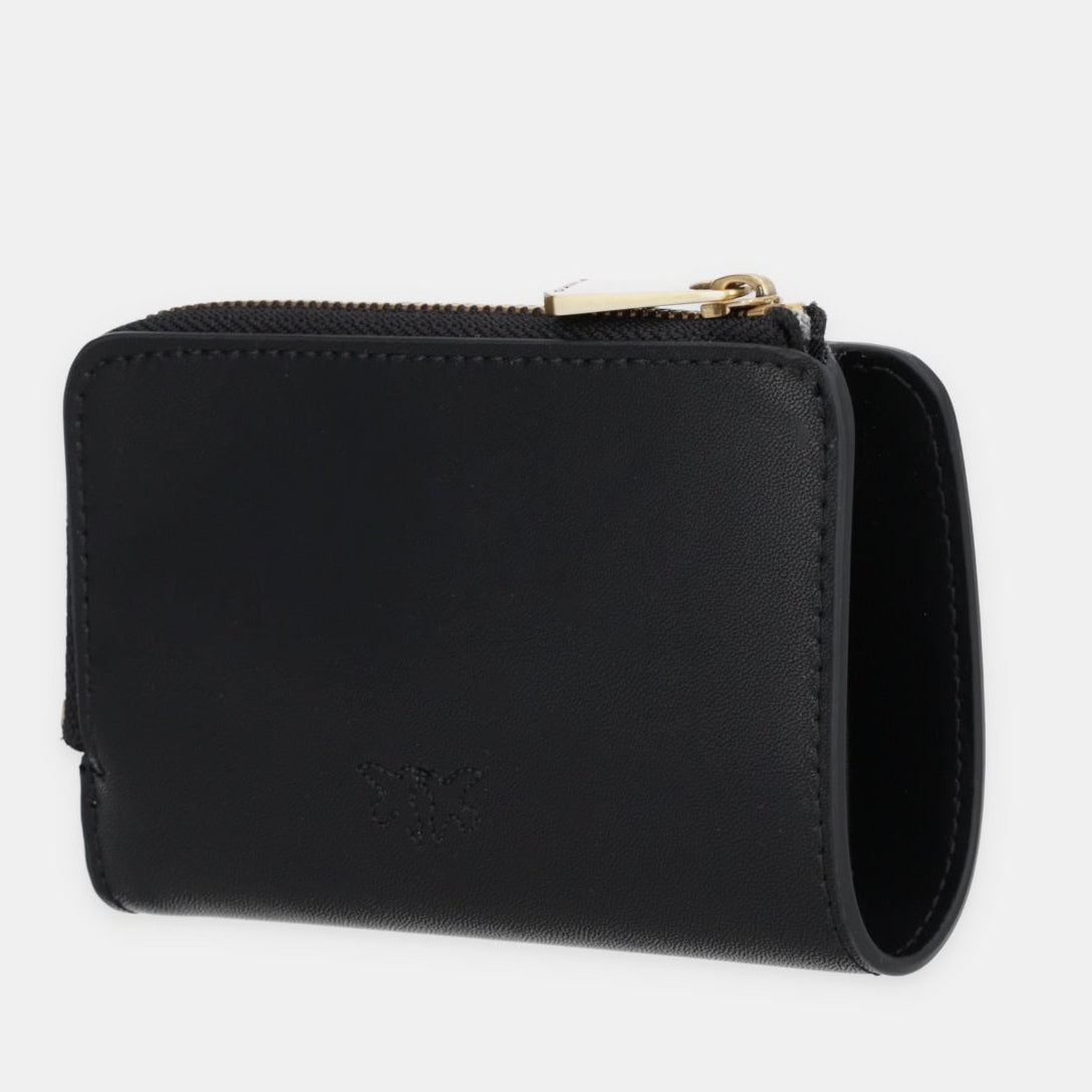 Дамско портмоне Women’s wallet Pinko 106206 A0F1 Z99Q Black back view