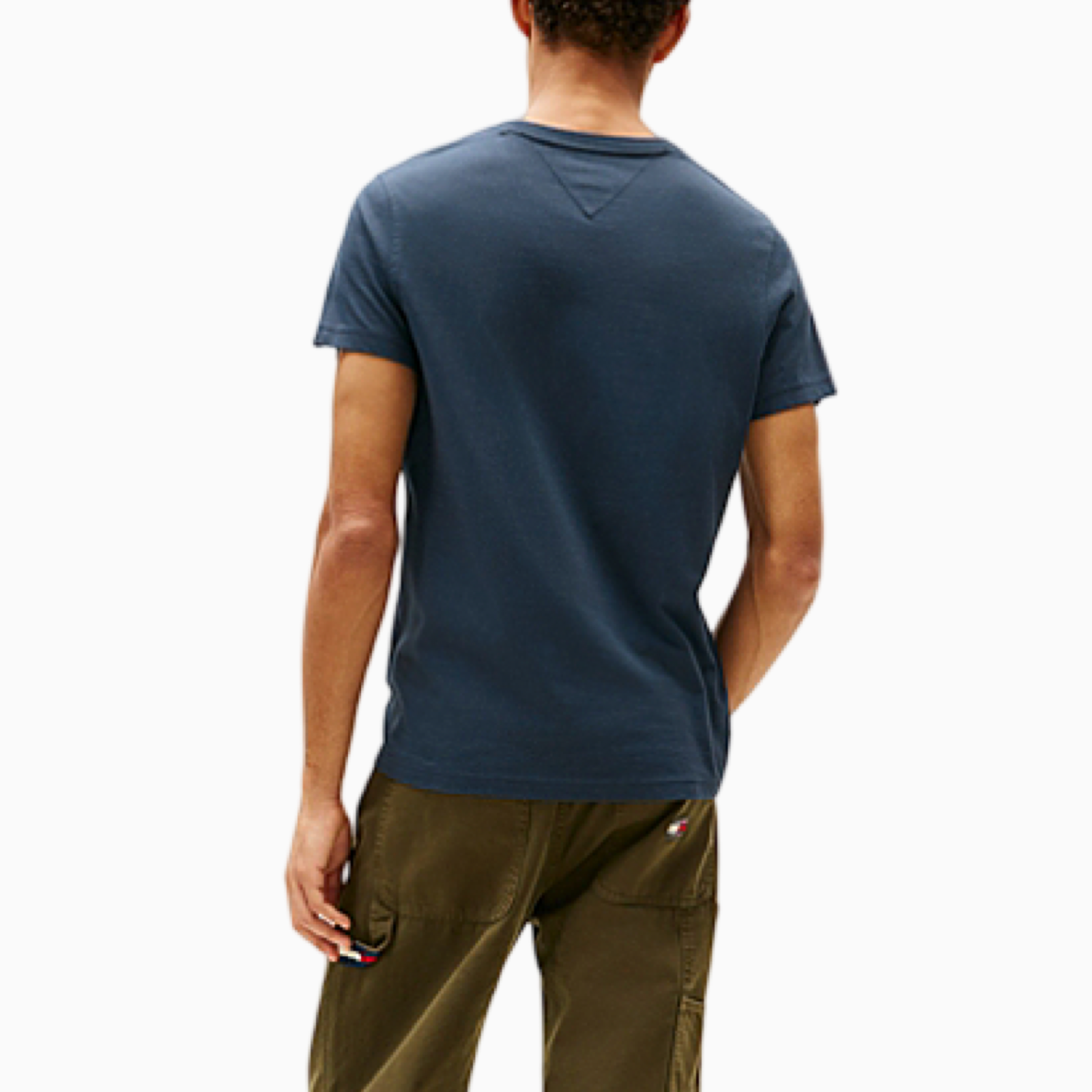 Мъжка синя тениска Tommy Hilfiger Men T-shirt DM0DM04410 Back View