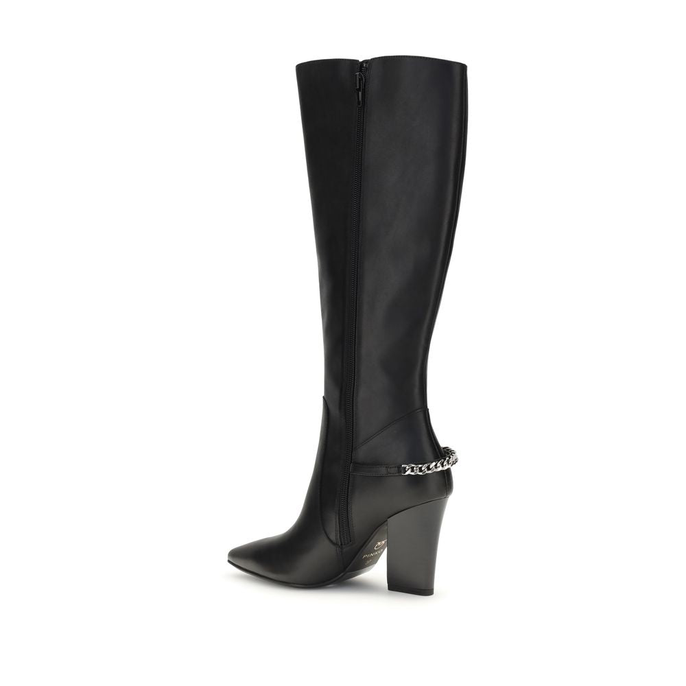 Дамски високи ботуши Women’s high boots PINKO Viola SD0419 P087 Z99 Black