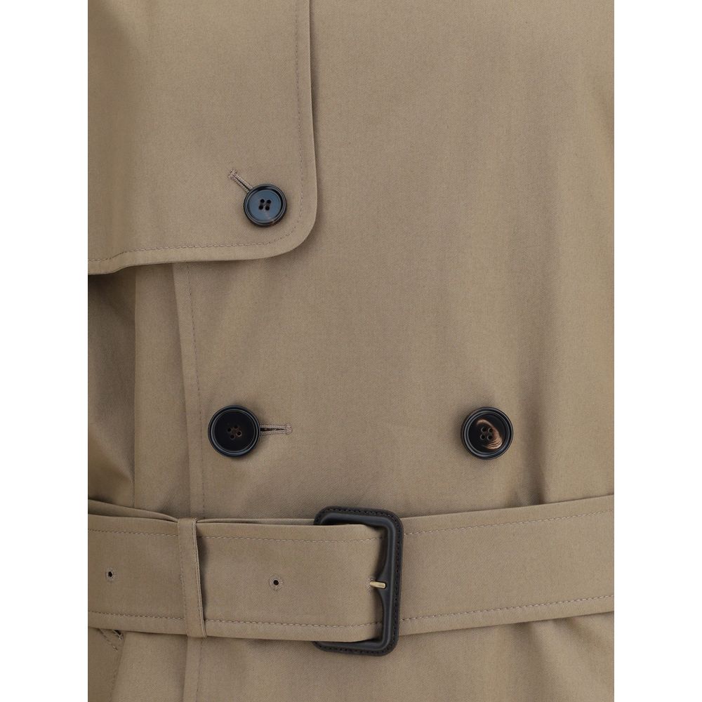 Мъжки шлифер тренчкот Men’s gabardine trench coat Butberry 8113612A3324 detail view