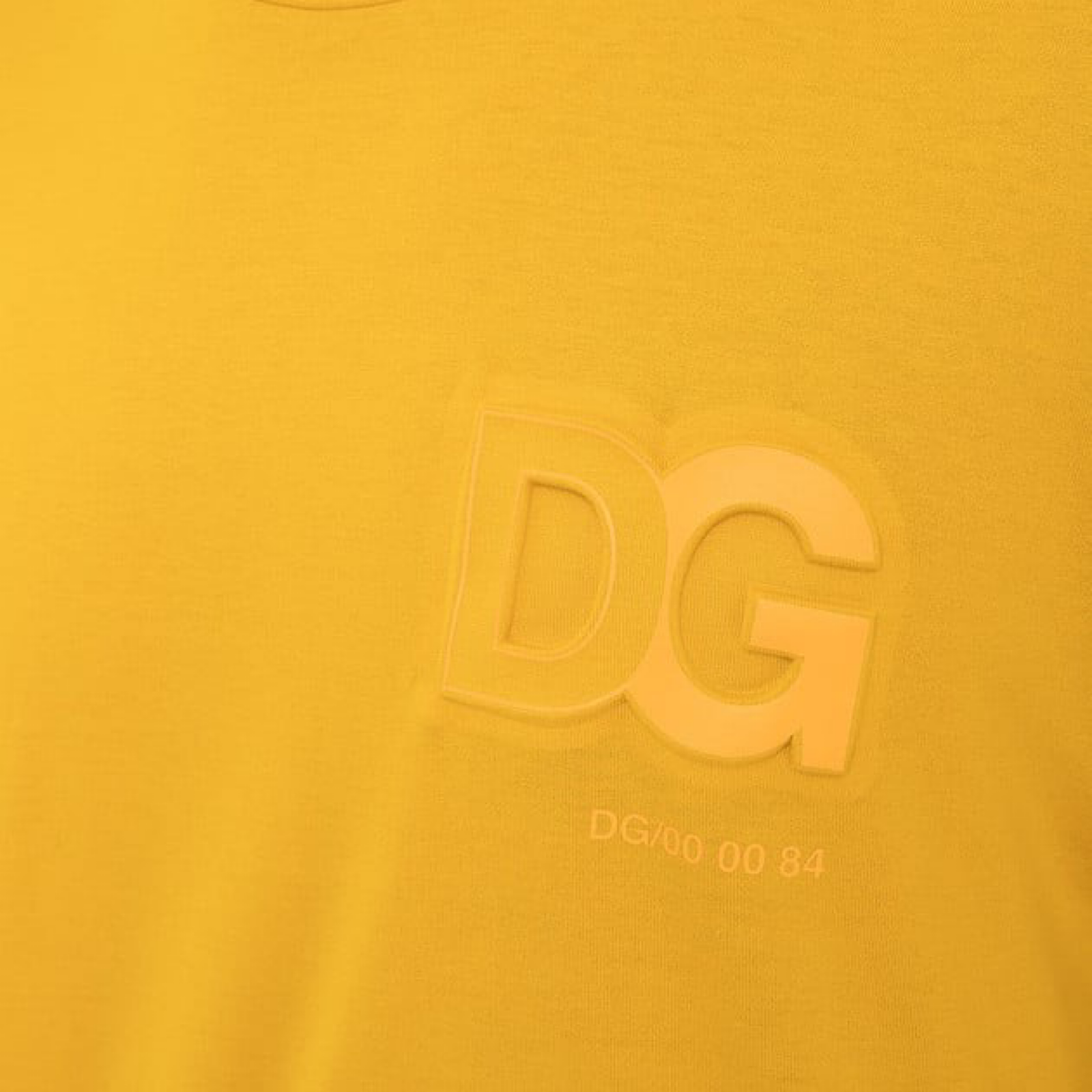 Мъжка жълта тениска Dolce & Gabbana