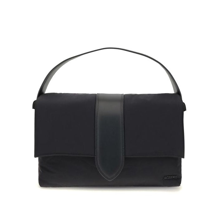 Мъжка чанта Men’s shoulder bag Jacquemus The Bambino BAM00372BW00424990 Black front view
