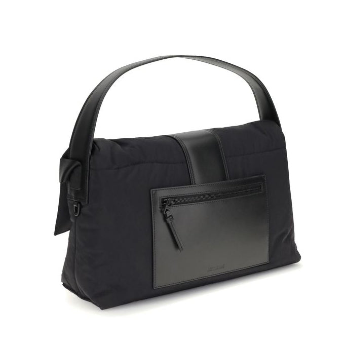 Мъжка чанта Men’s shoulder bag Jacquemus The Bambino BAM00372BW00424990 Black back view