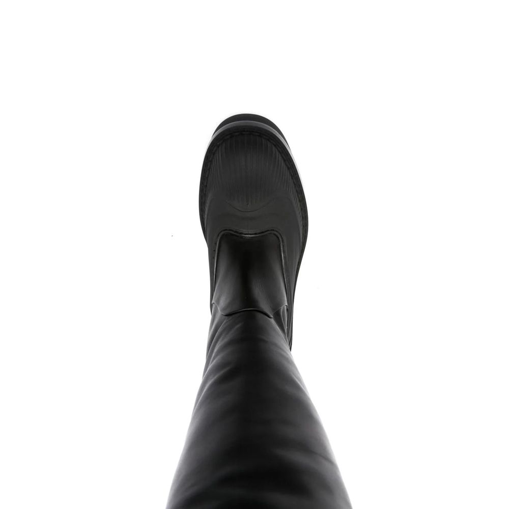 Дамски високи ботуши чизми Women’s over knee boots Chloé Raina Black top view