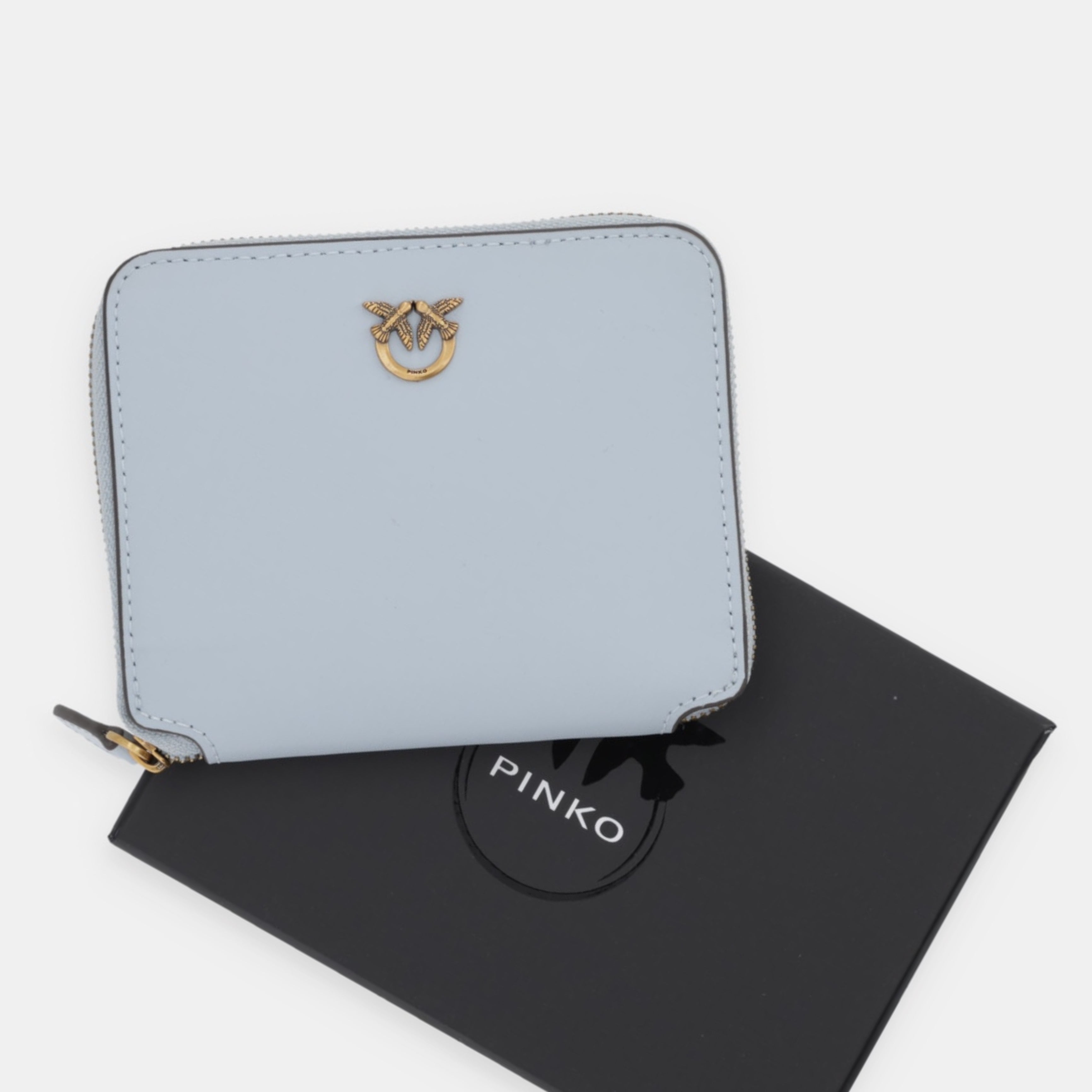 Дамско портмоне с цип Women’s wallet Pinko Light Blue 100249 A0F1 E37Q