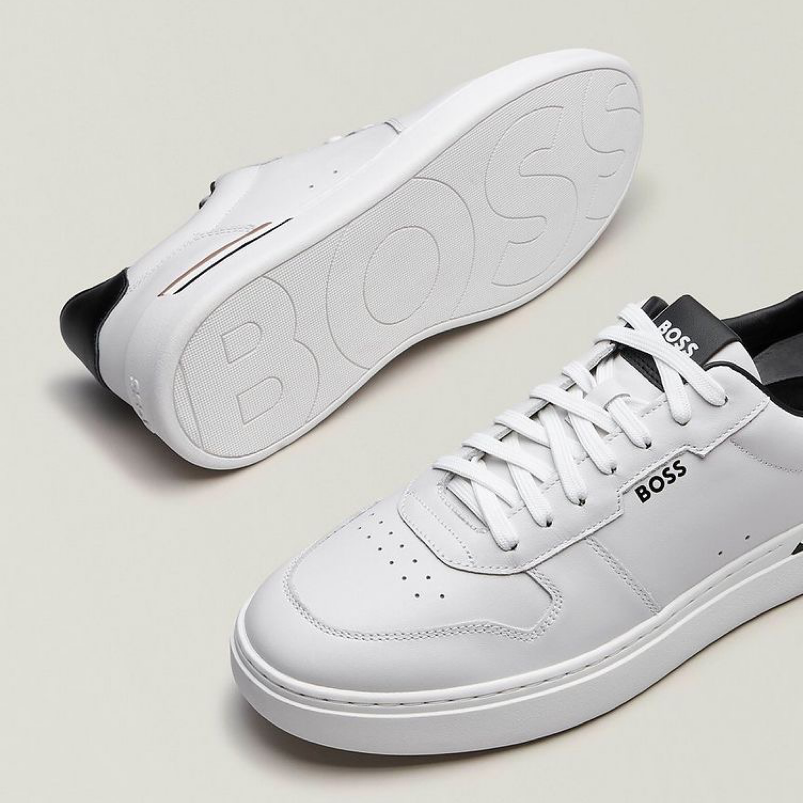 Мъжки бели кецове Boss Men Sneakers 50542538 Insole View