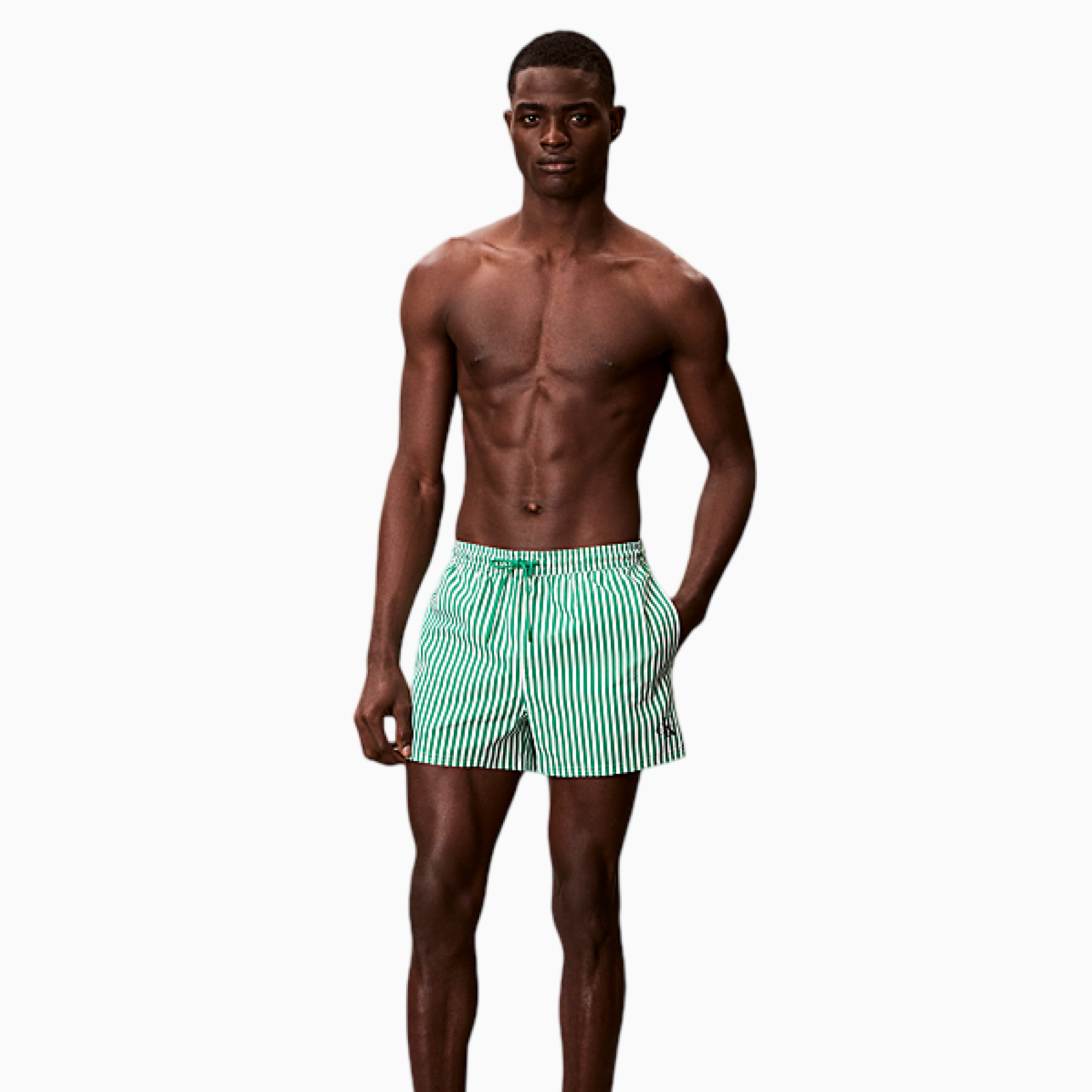 Мъжки бански Calvin Klein Jeans Men Swimwear LV00N61046 4ZF Front View