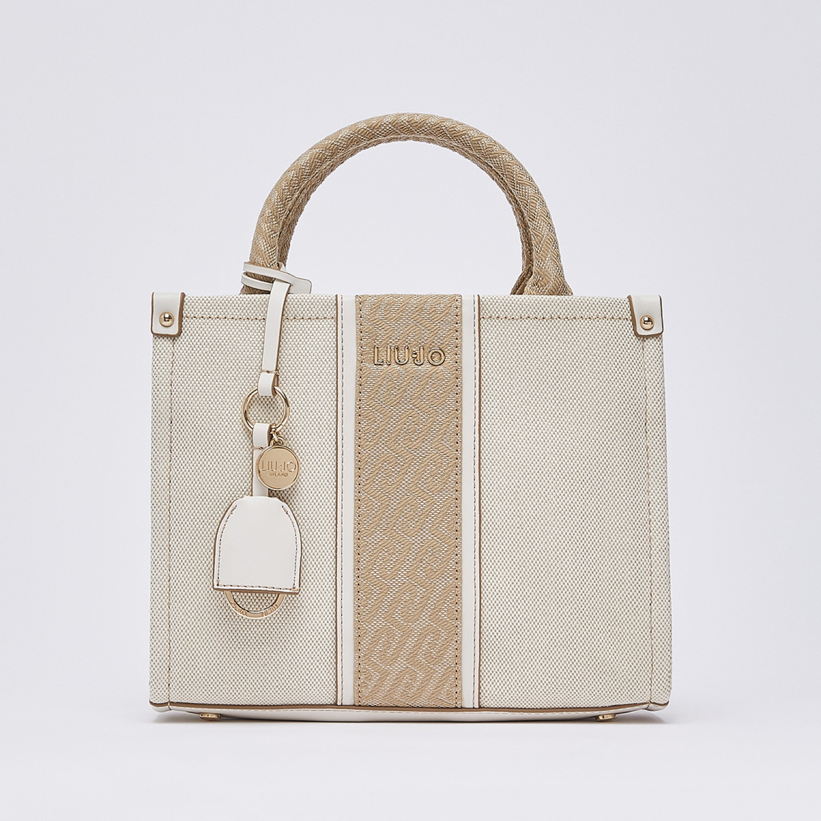 Дамска чанта Liu Jo Small Jacquard Handbag AA6192 T388A C3905 Front View