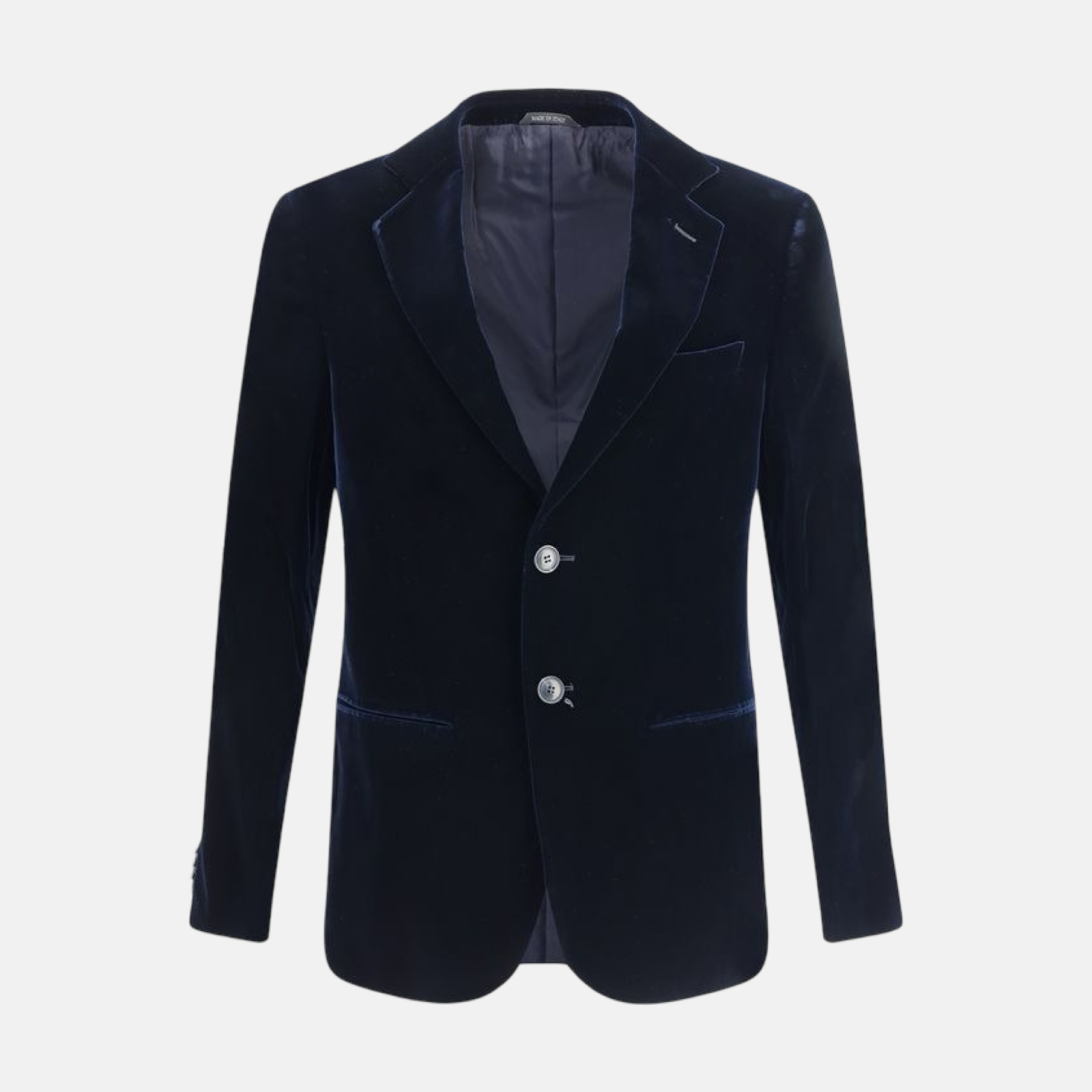 Giorgio Armani Icon George Velvet Blazer Front View