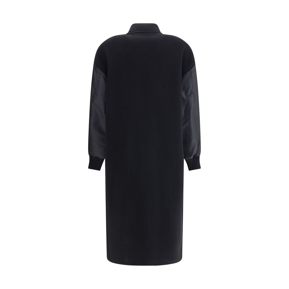 Дамско палто Women’s wool long coat PINKO 105640A2SLZ99 back view