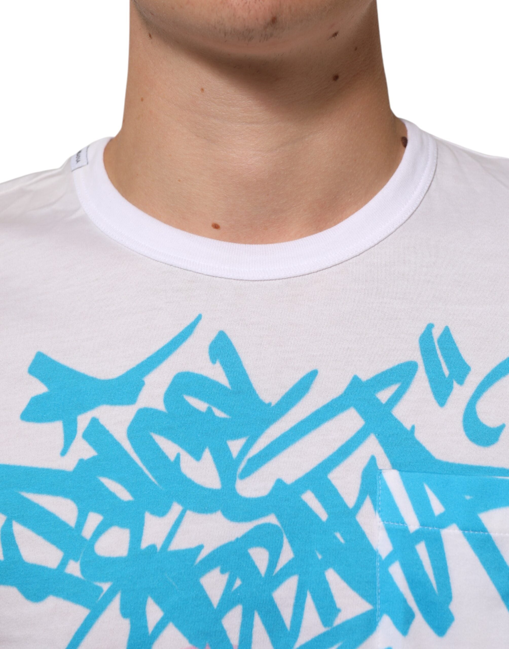 Мъжка тениска Men’s t-shirt DOLCE & GABBANA G8PA5T HI70P White cropped view