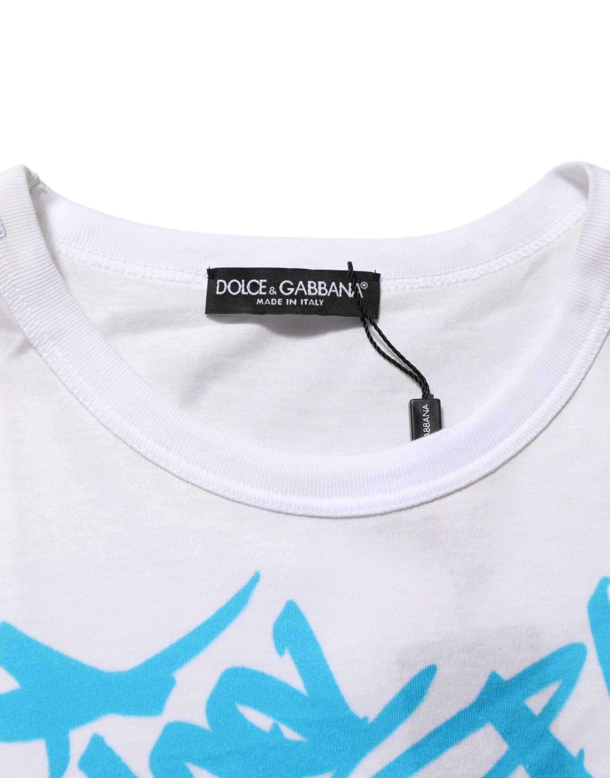 Мъжка тениска Men’s t-shirt DOLCE & GABBANA G8PA5T HI70P White