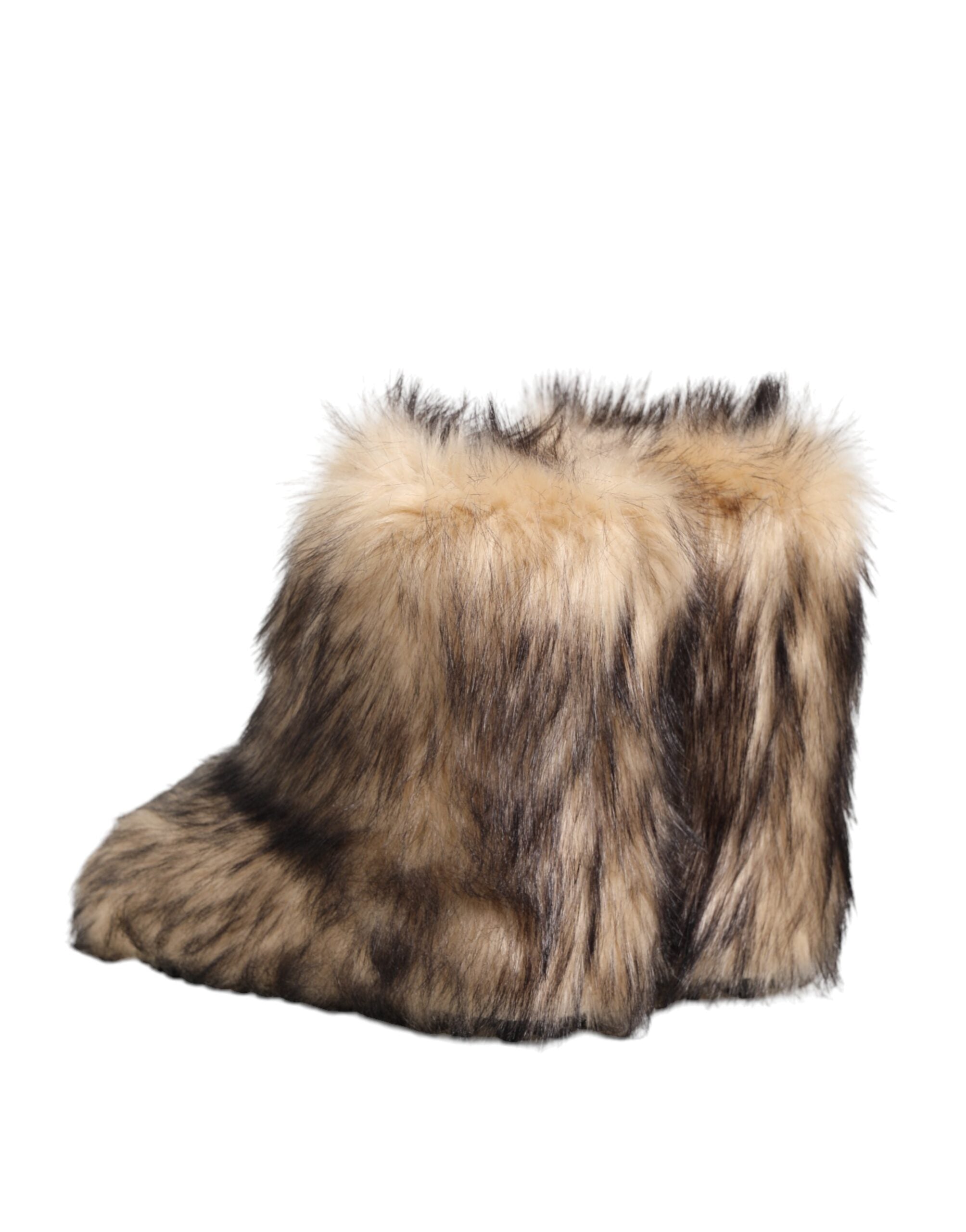 Мъжки ниски ски ботуши Men’s faux fur ski boots DOLCE & GABBANA A60508 AD836 S8350 heels view