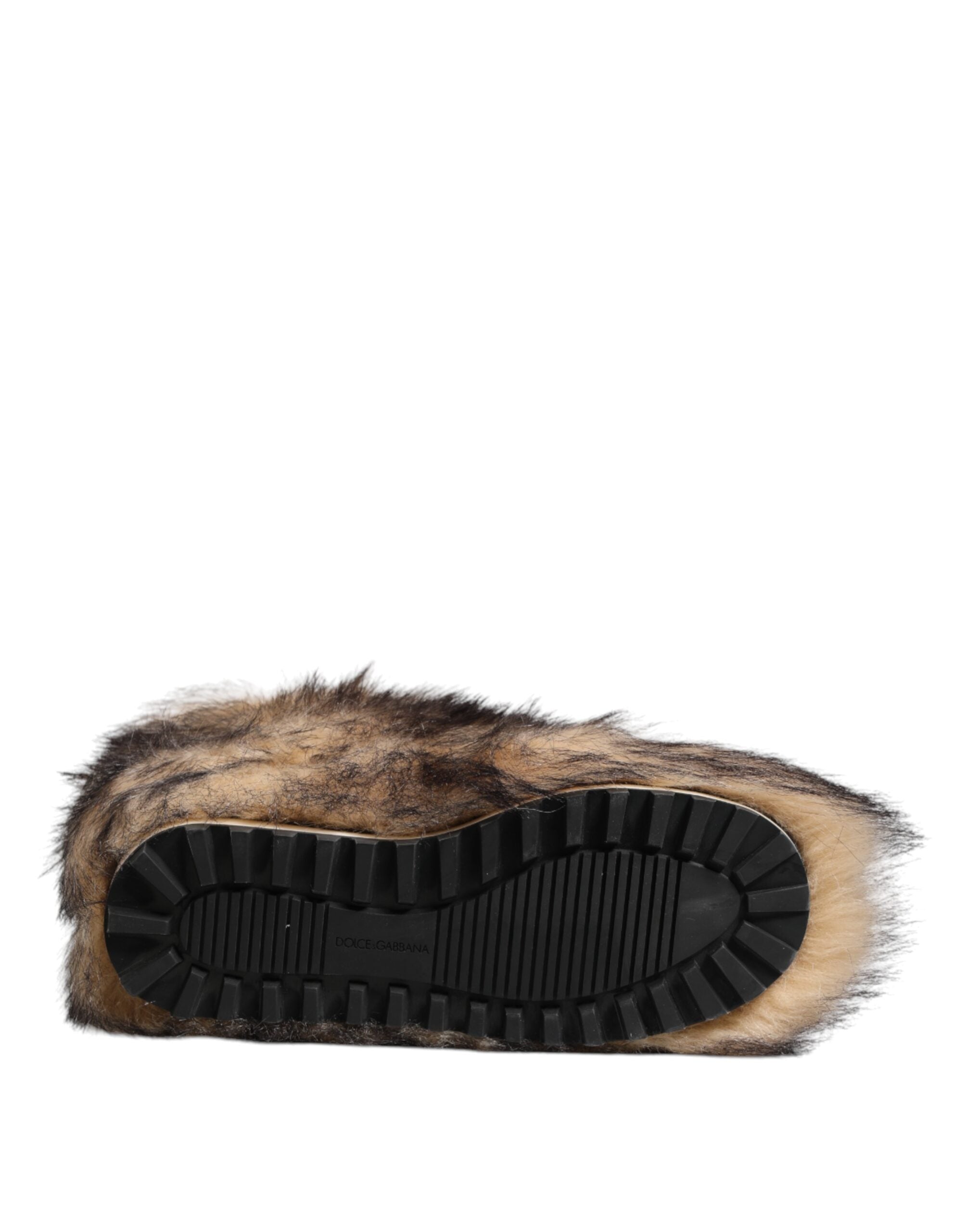 Мъжки ниски ски ботуши Men’s faux fur ski boots DOLCE & GABBANA A60508 AD836 S8350 outsole view