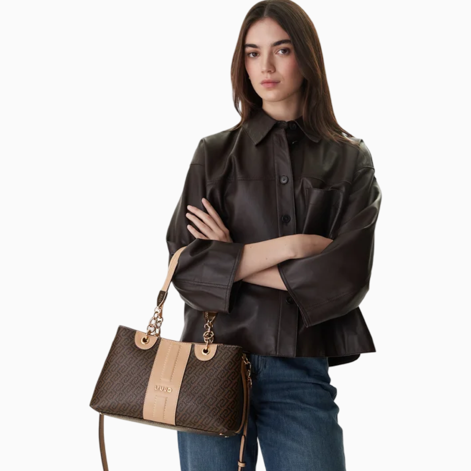 Дамска чанта Liu Jo Women Shoulder Bag AA6103 E1118 C3904 Model View