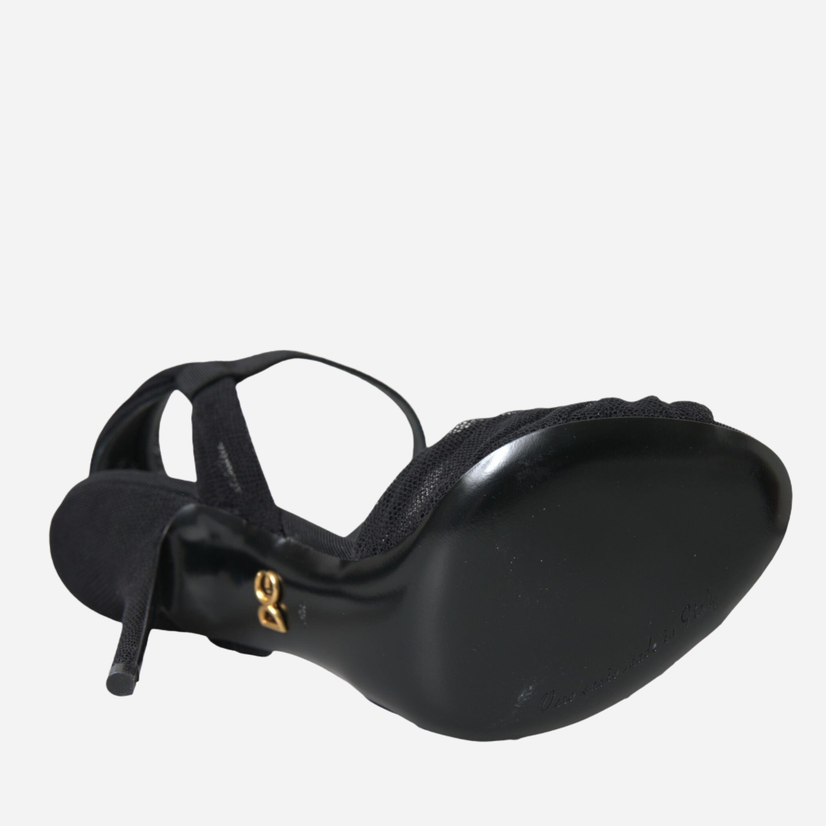 Дамски луксозни черни сандали на токчета DOLCE & GABBANA
Women’s Luxury Black Embelished Heels Sandals
