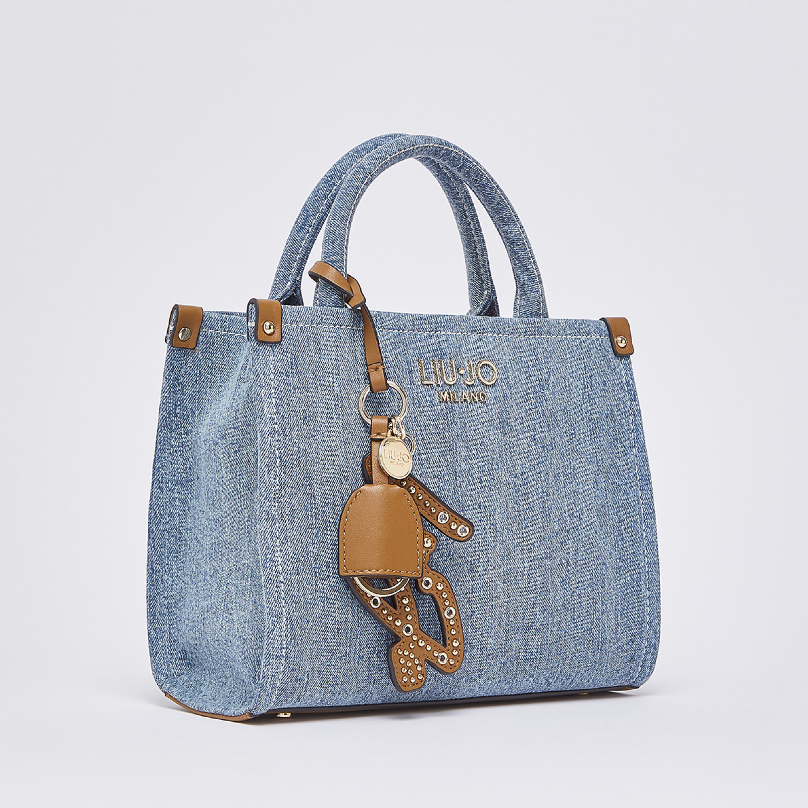 Дамска дънкова чанта Liu Jo Women Denim Handbag AA6192 T377A 74015 Side View