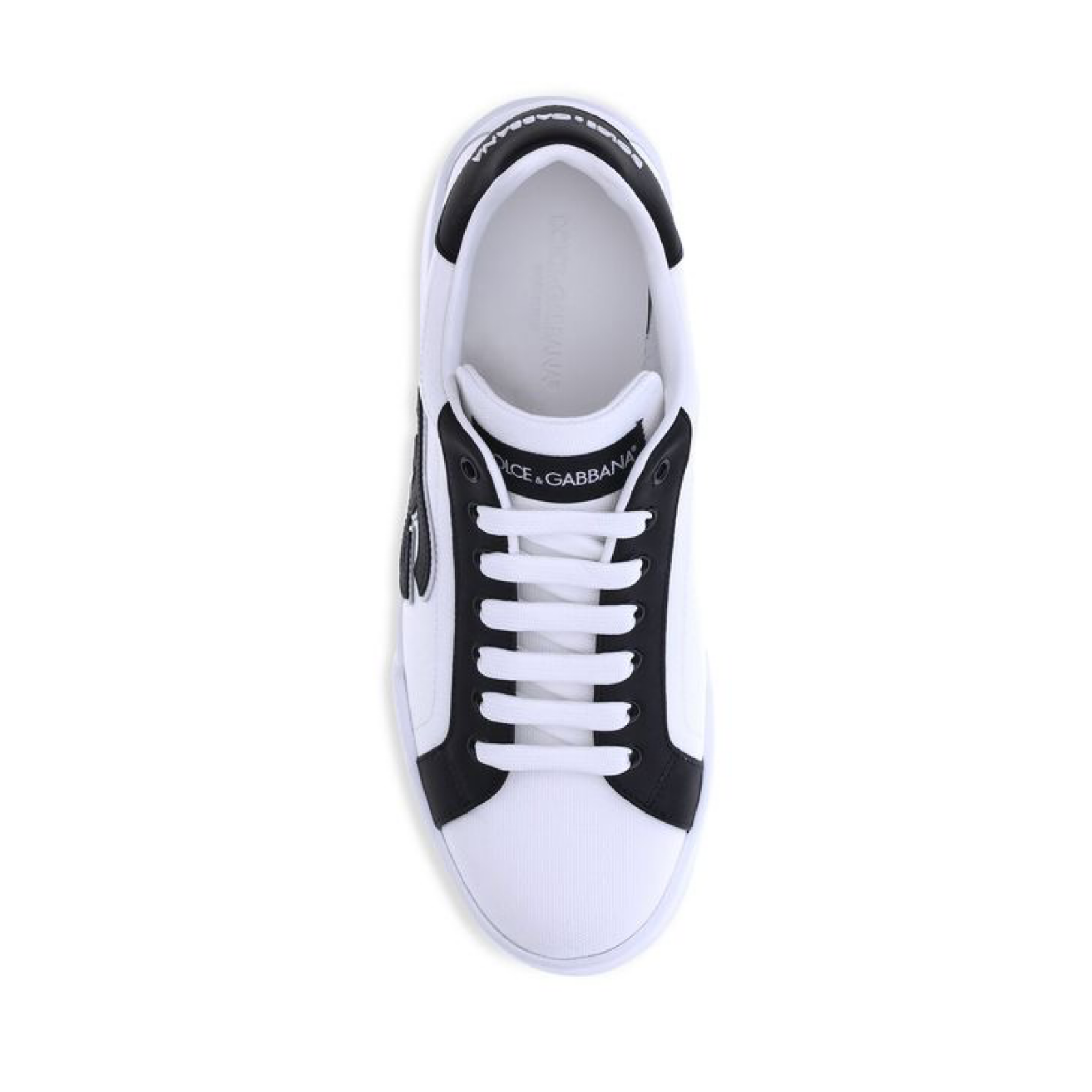 Dolce & Gabbana Portofino DG Patch Men Sneakers Top View