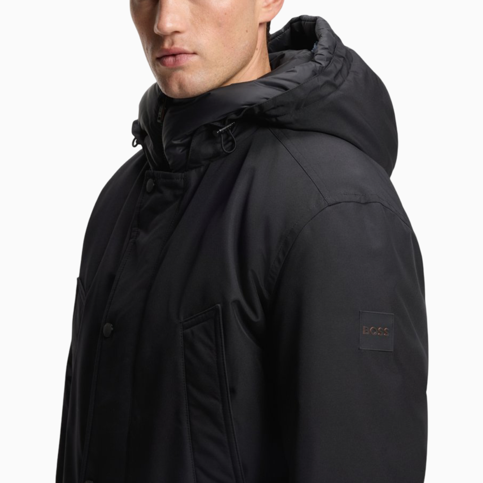 Мъжко зимно яке Boss Men Jacket 50547078 Side View