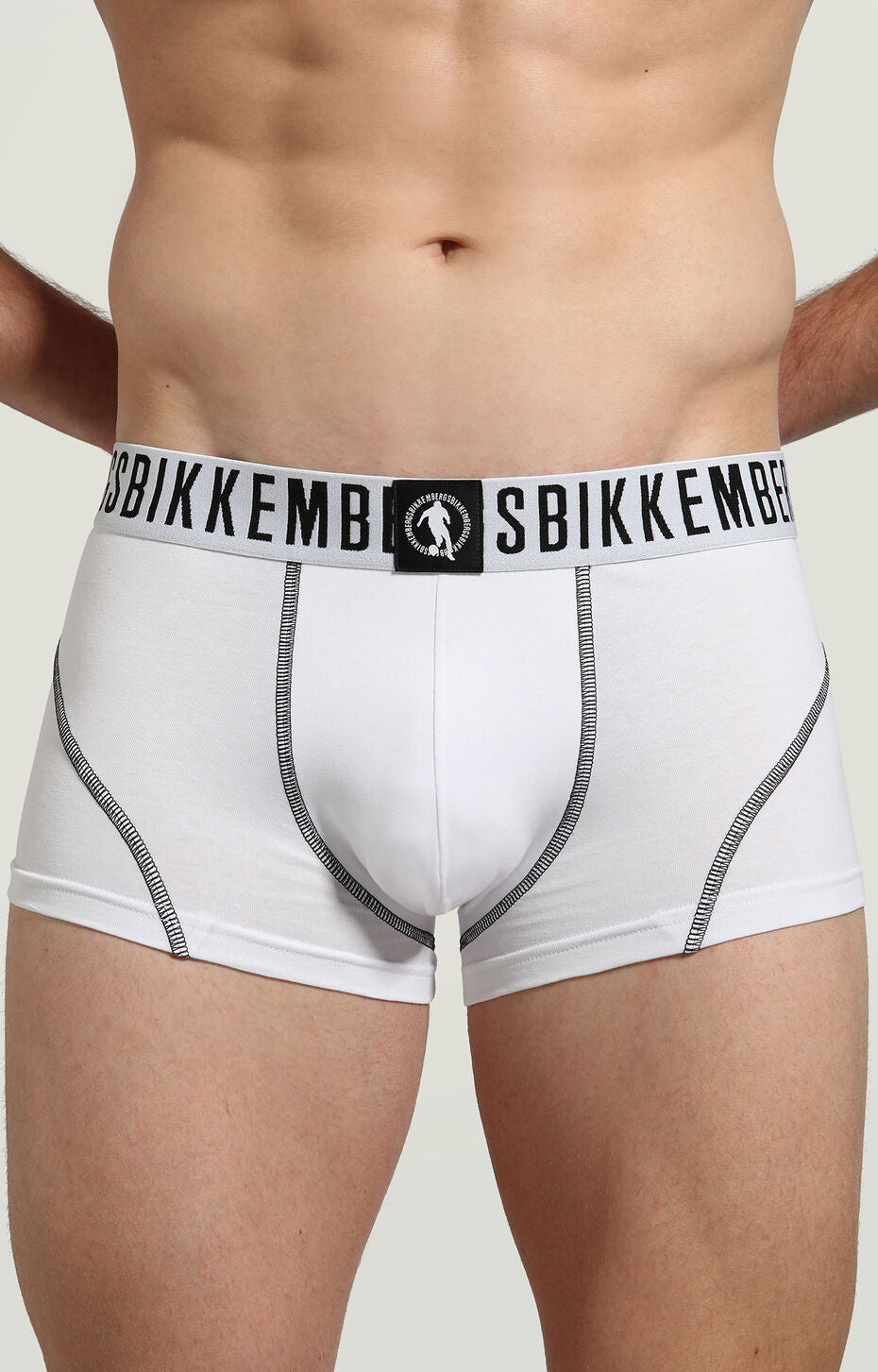 Мъжки боксерки 2 броя в кутия Bikkembergs BKK1UTR06BI в бяло