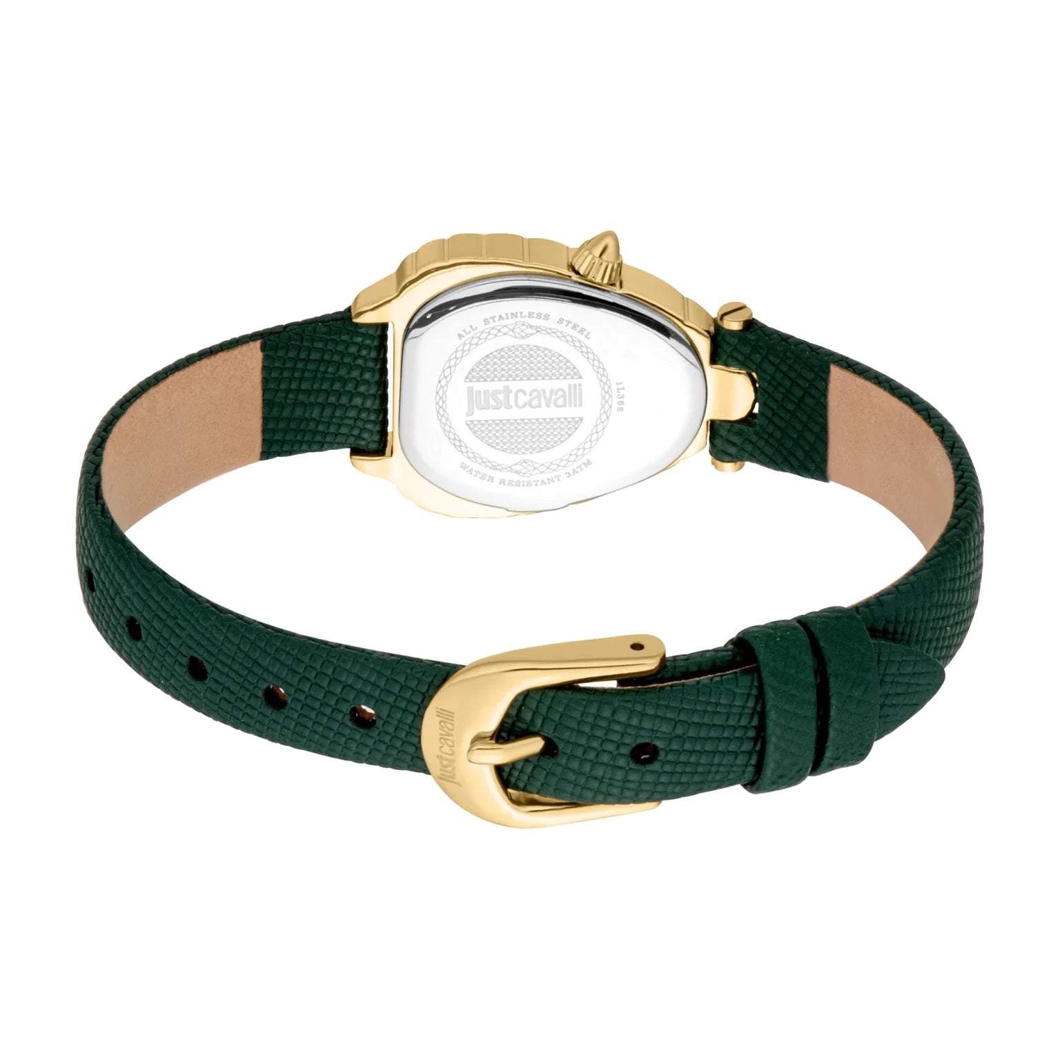 Дамски часовник Women’s watch Just Cavalli Animalier Perla
JC1L366L0025 Leather Green YG