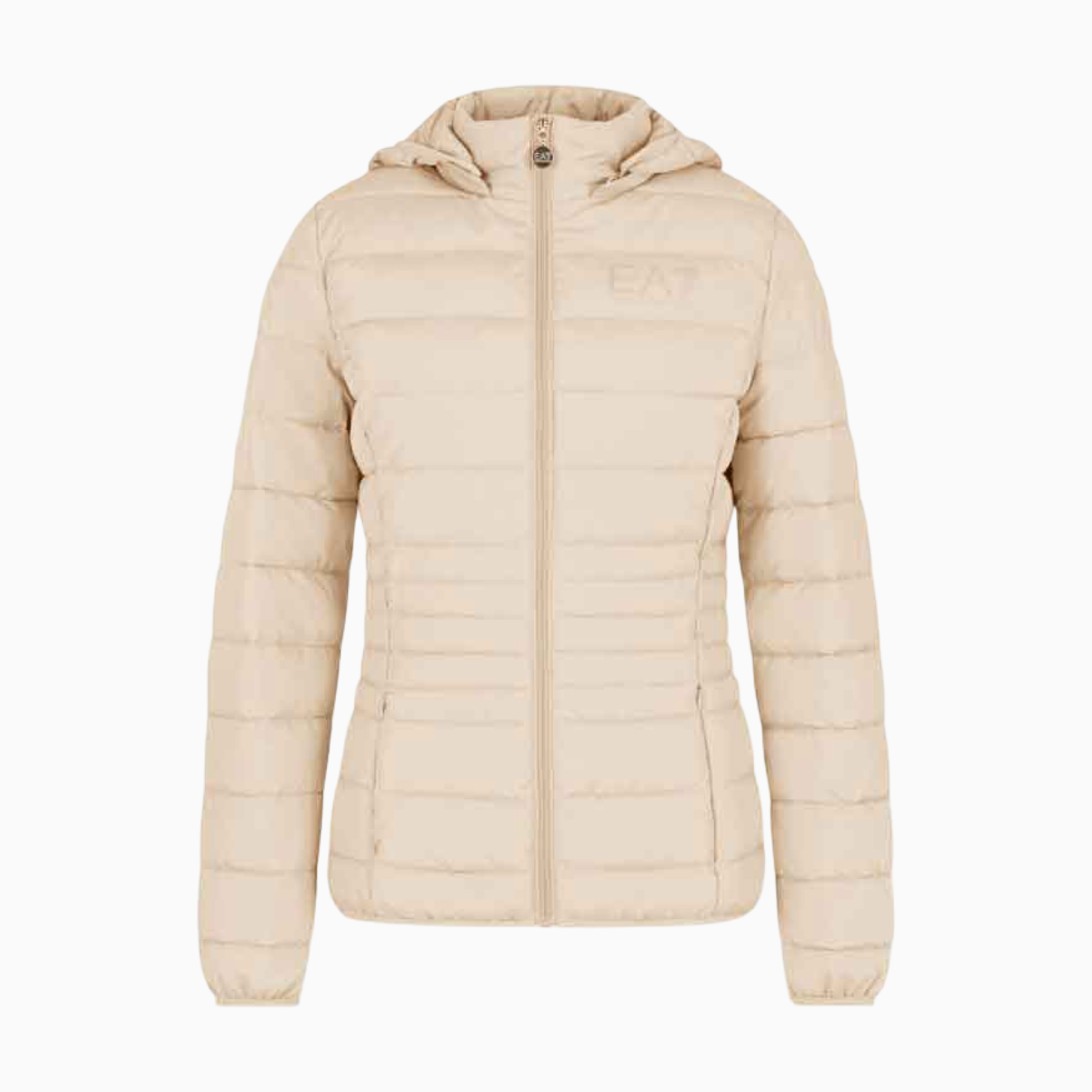 Дамско бежово пухено яке EA7 Emporio Armani Puffer Jacket 8NTB23 TNF8Z Front View