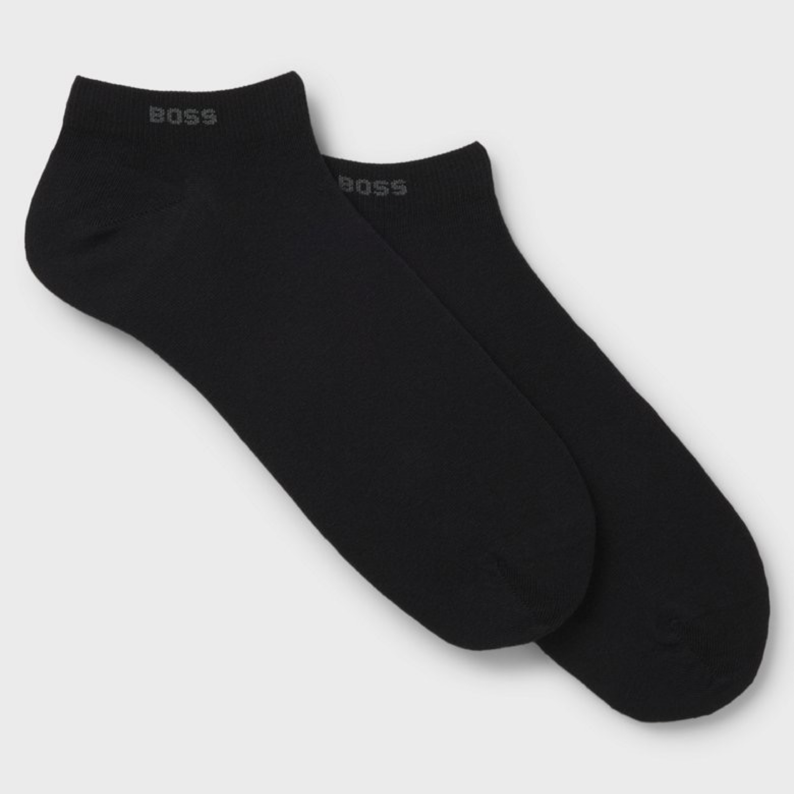 Мъжки черни чорапи Boss Men 2-pack Socks 50469849 001 Front View