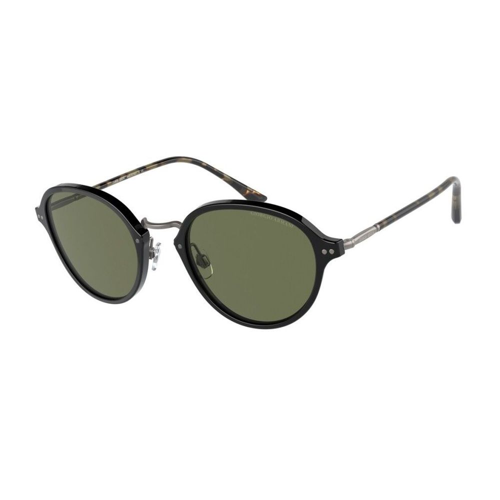 Giorgio Armani Black Acetate Sunglasses