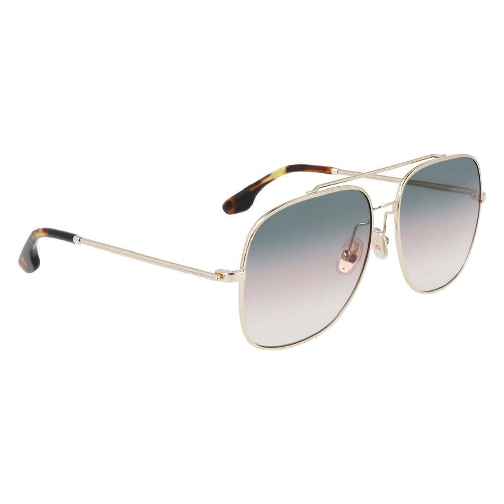 Victoria Beckham Gold Metal Sunglasses