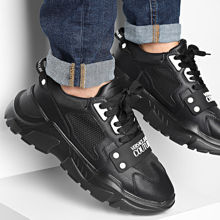 Мъжки кецове Men's sneakers Versace Jeans Couture 79YA3SC4 ZSC55 899 Black