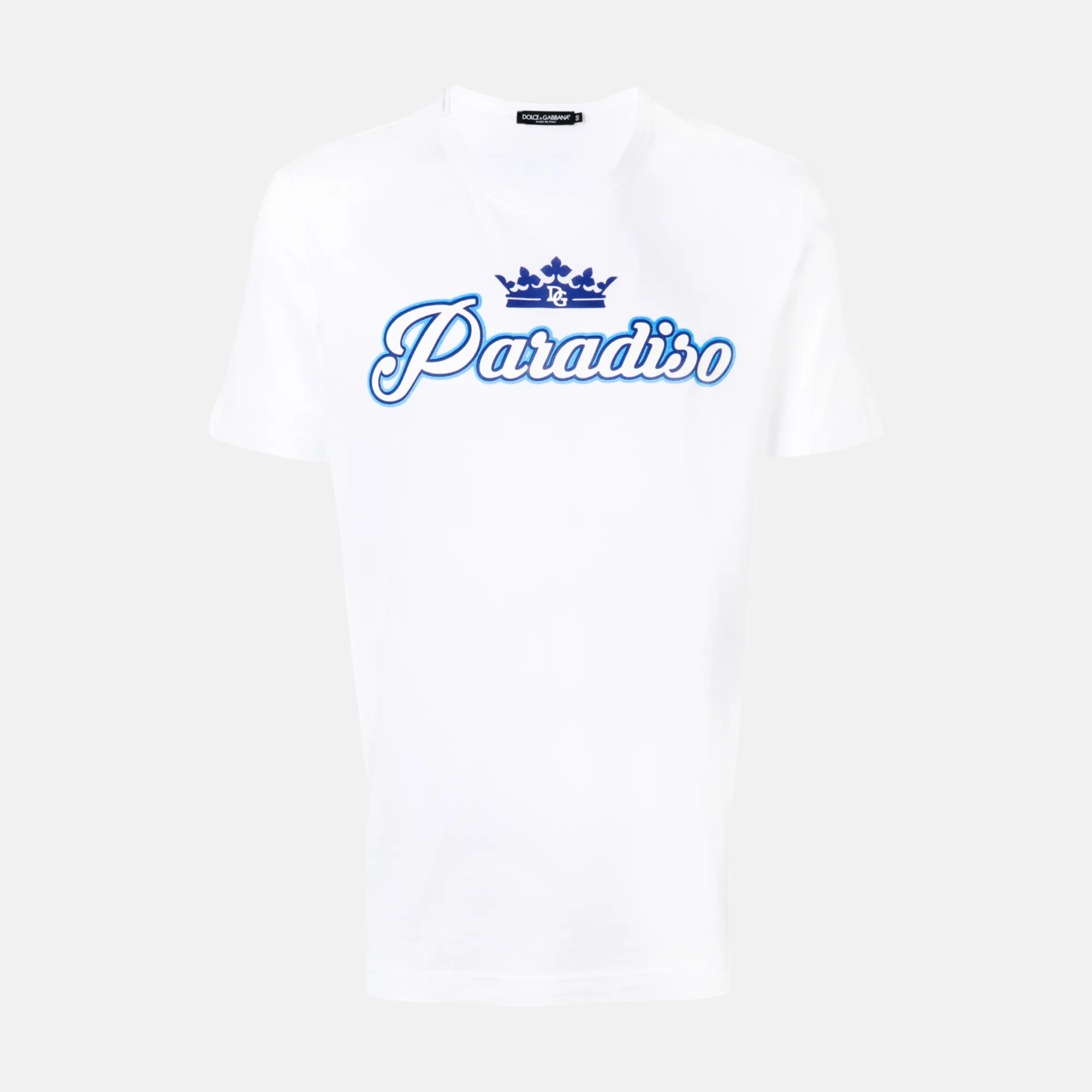 Мъжка бяла тениска Dolce & Gabbana Paradiso Men T-shirt