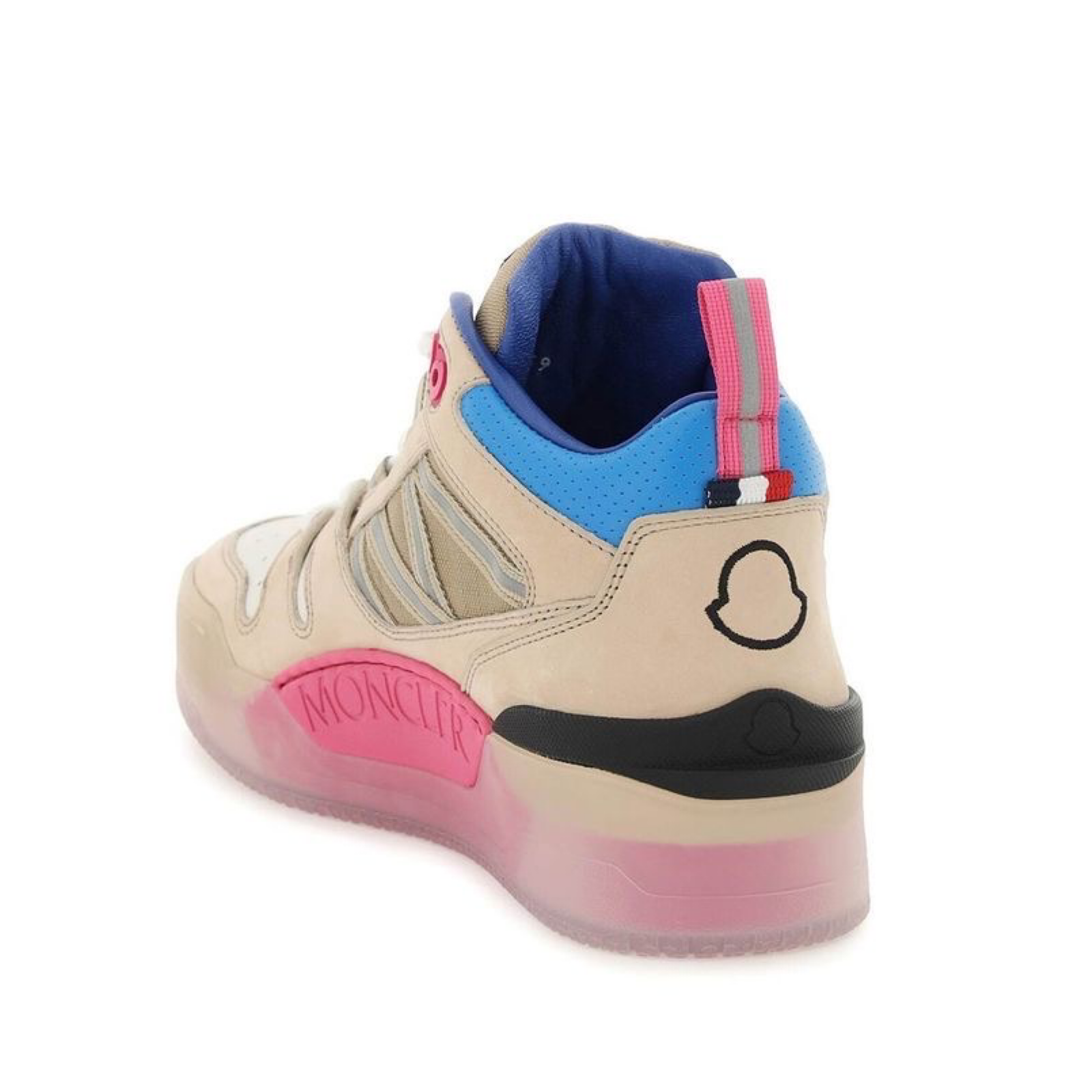 Moncler Pivot High Women Sneakers Heel View