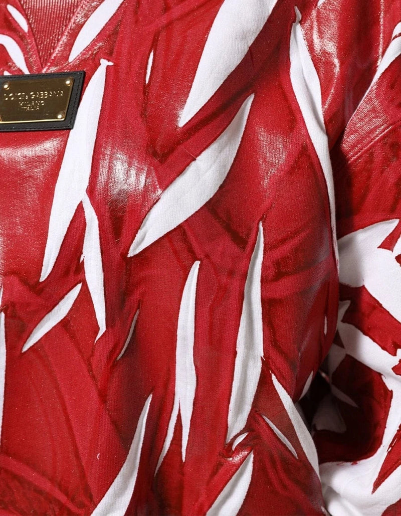 Дамска блуза Women’s cotton sweatshirt DOLCE & GABBANA F9L05T GDBUG S9000 Red and White