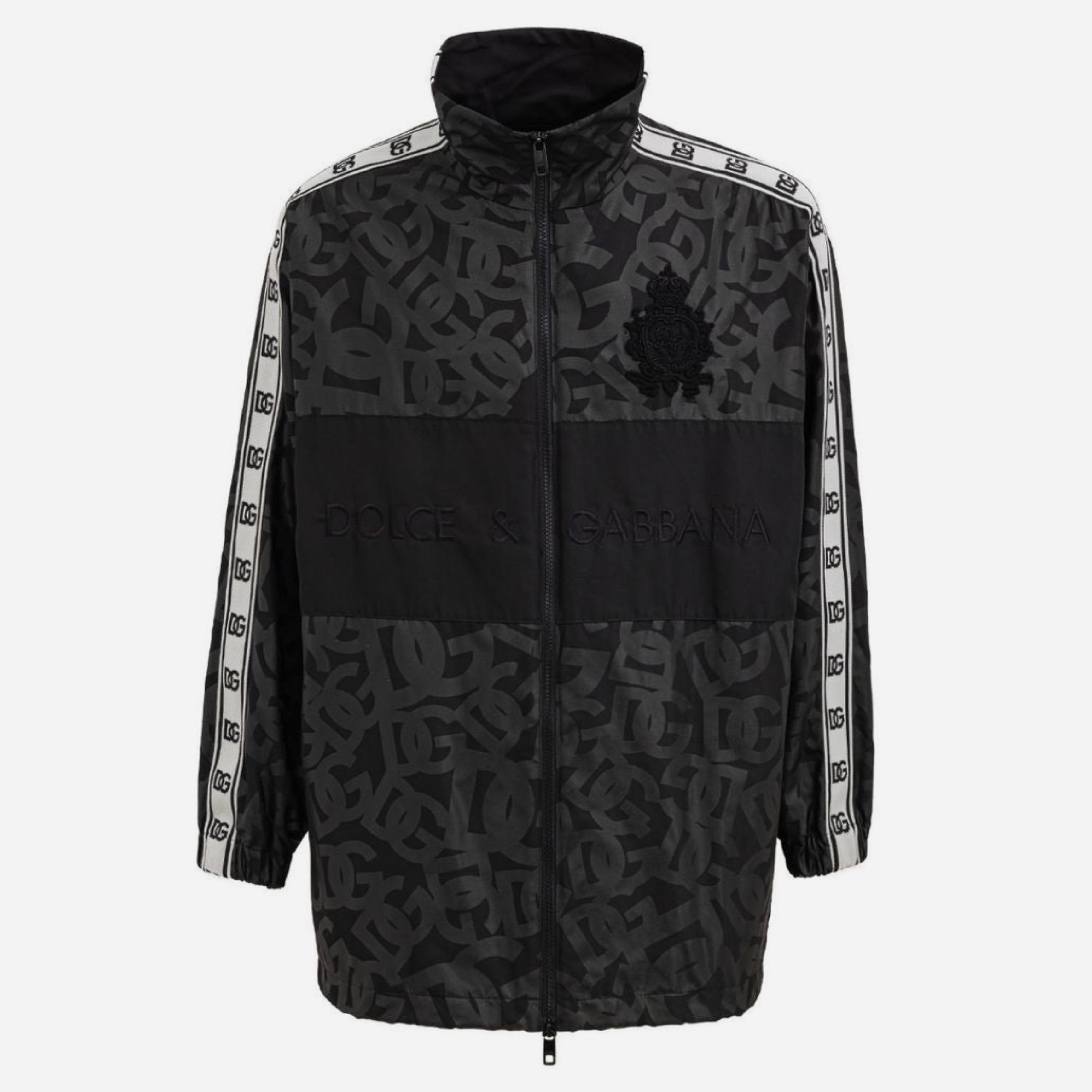 Черно полиестерно яке Dolce & Gabbana
