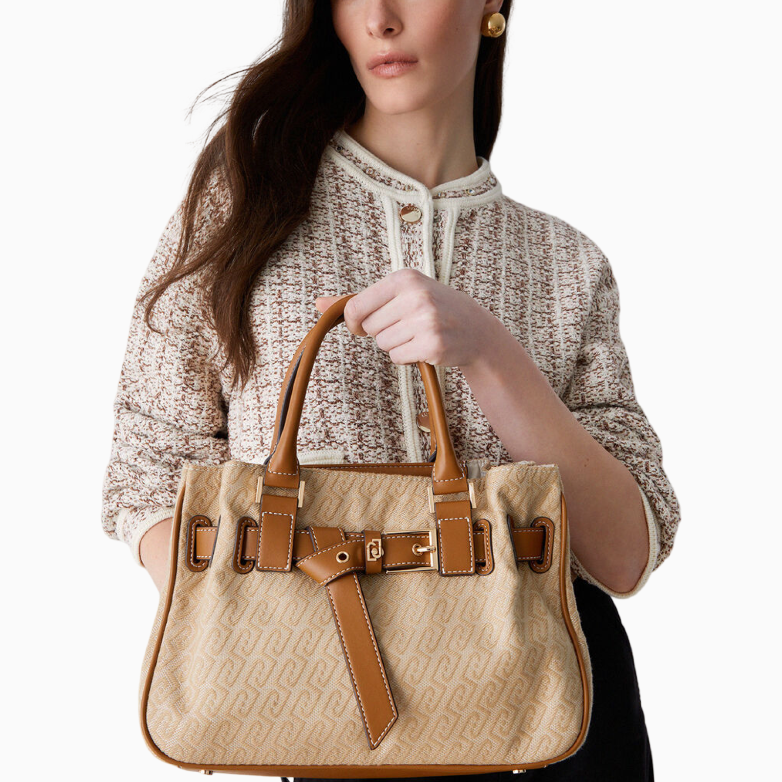 Дамска чанта Liu Jo Women Jacquard Handbag AA6032 T378A 00005 Model View