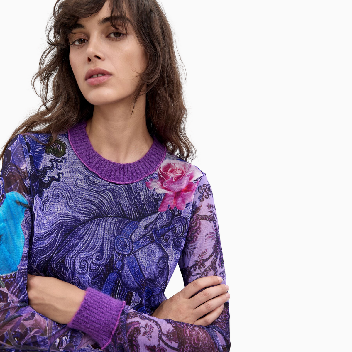 Дамски пуловер Desigual Women Sweater 26WWTK60 3048 Close-Up
