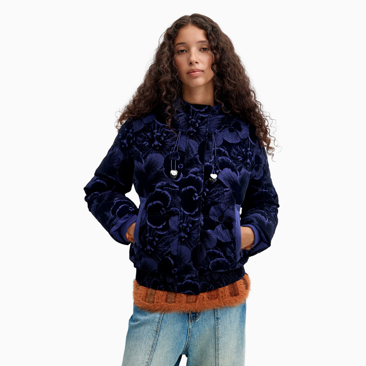Дамско яке Desigual Women Jacket 26WWEW38 5000 Front View