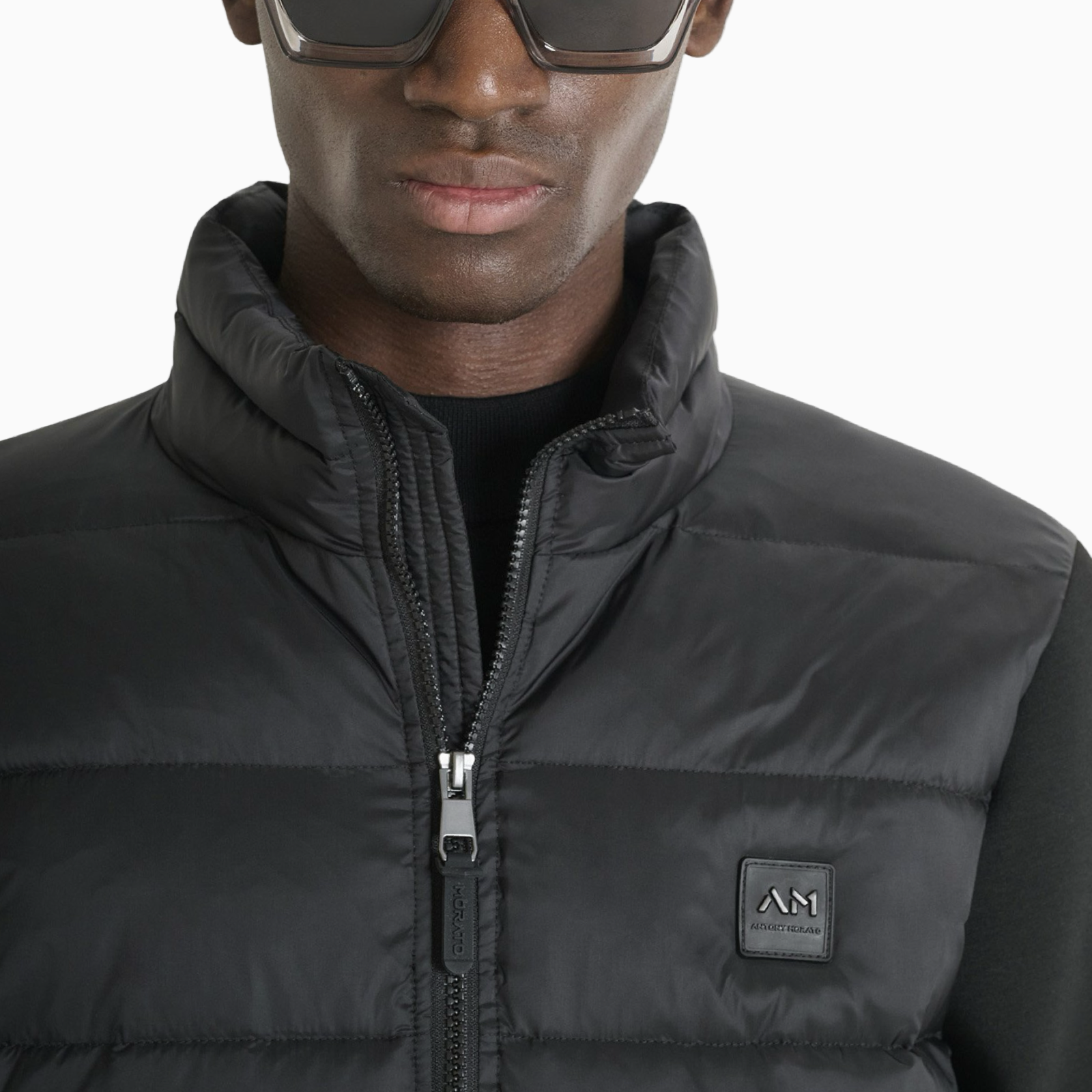 Мъжко черно яке Antony Morato Men Jacket MMCO00936-FA600275 Close-Up