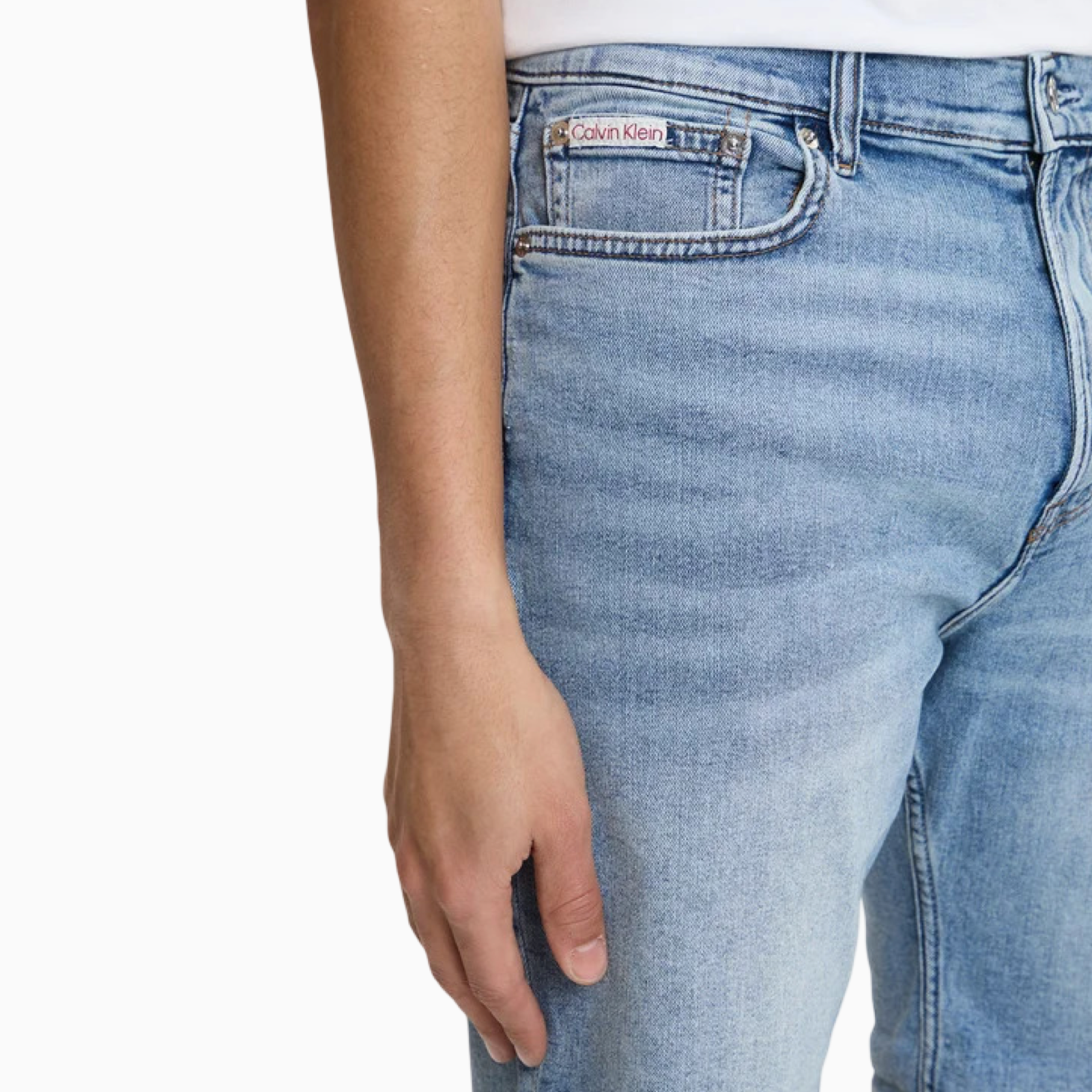 Мъжки къси дънки Calvin Klein Jeans Men Shorts LV04RF920G 57O Close-Up