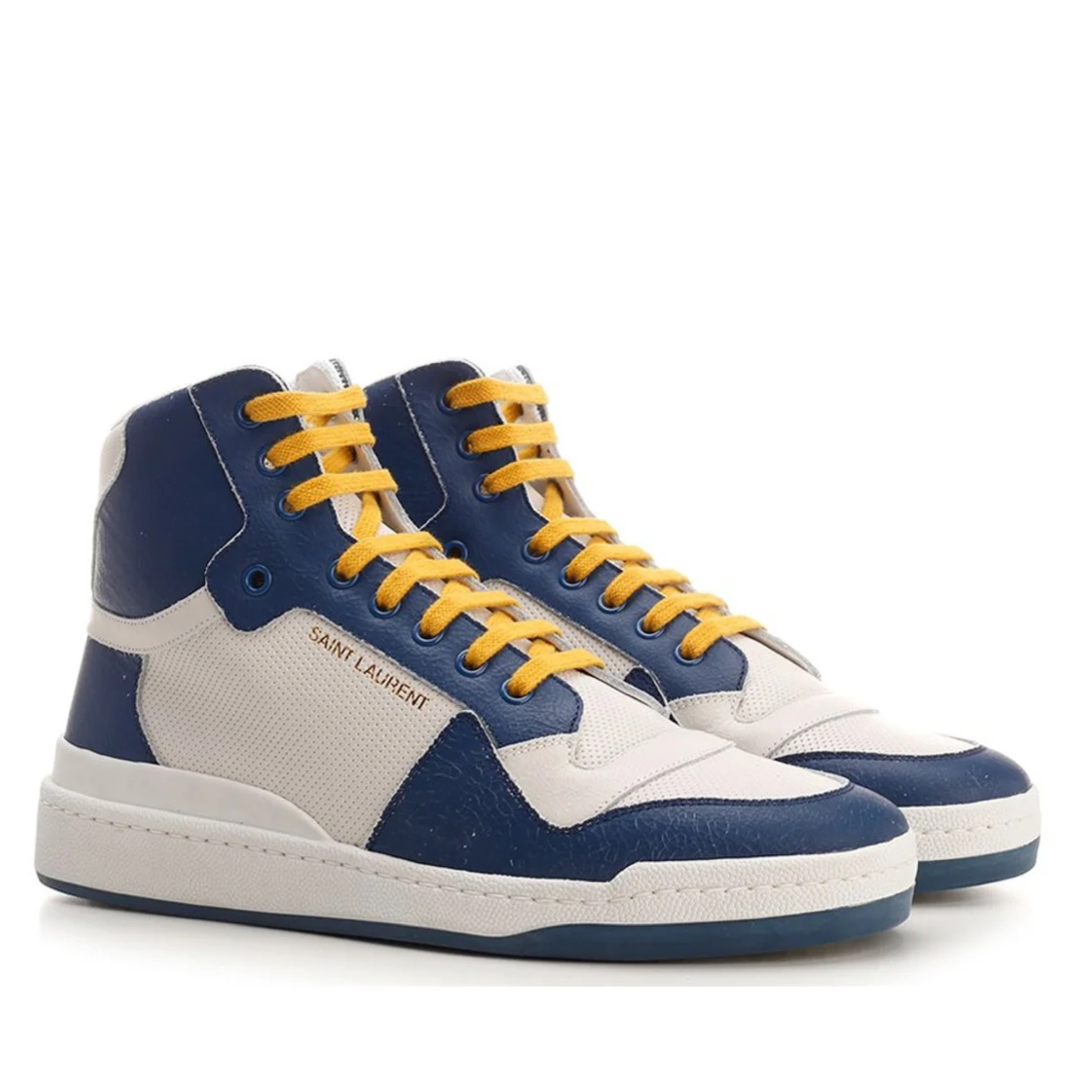 Мъжки високи кецове Saint Lauren SL24 Mid-Top Sneakers
