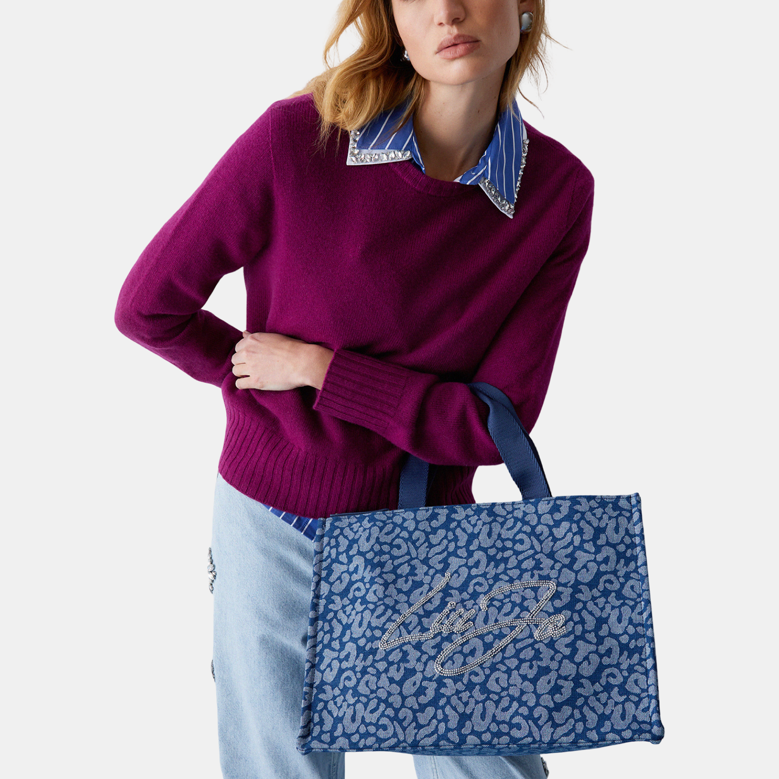 Дамска шопинг чанта Liu Jo Women Tote Bag 2A6026 D3200 78365 Model View