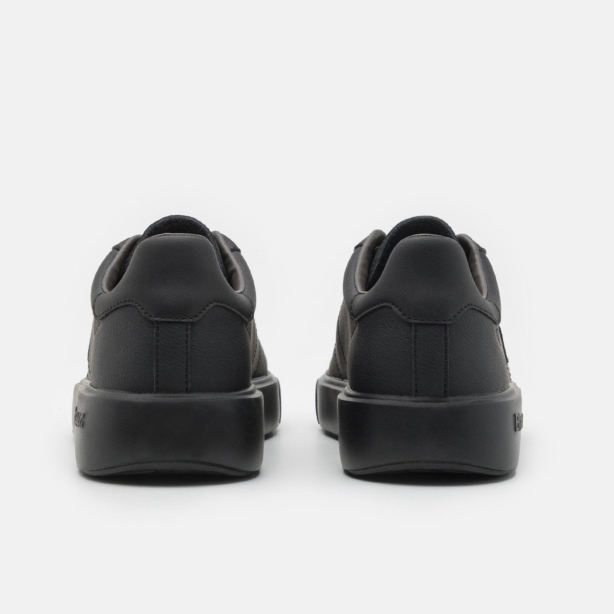 Blauer Black Polyester Athletic Sneakers