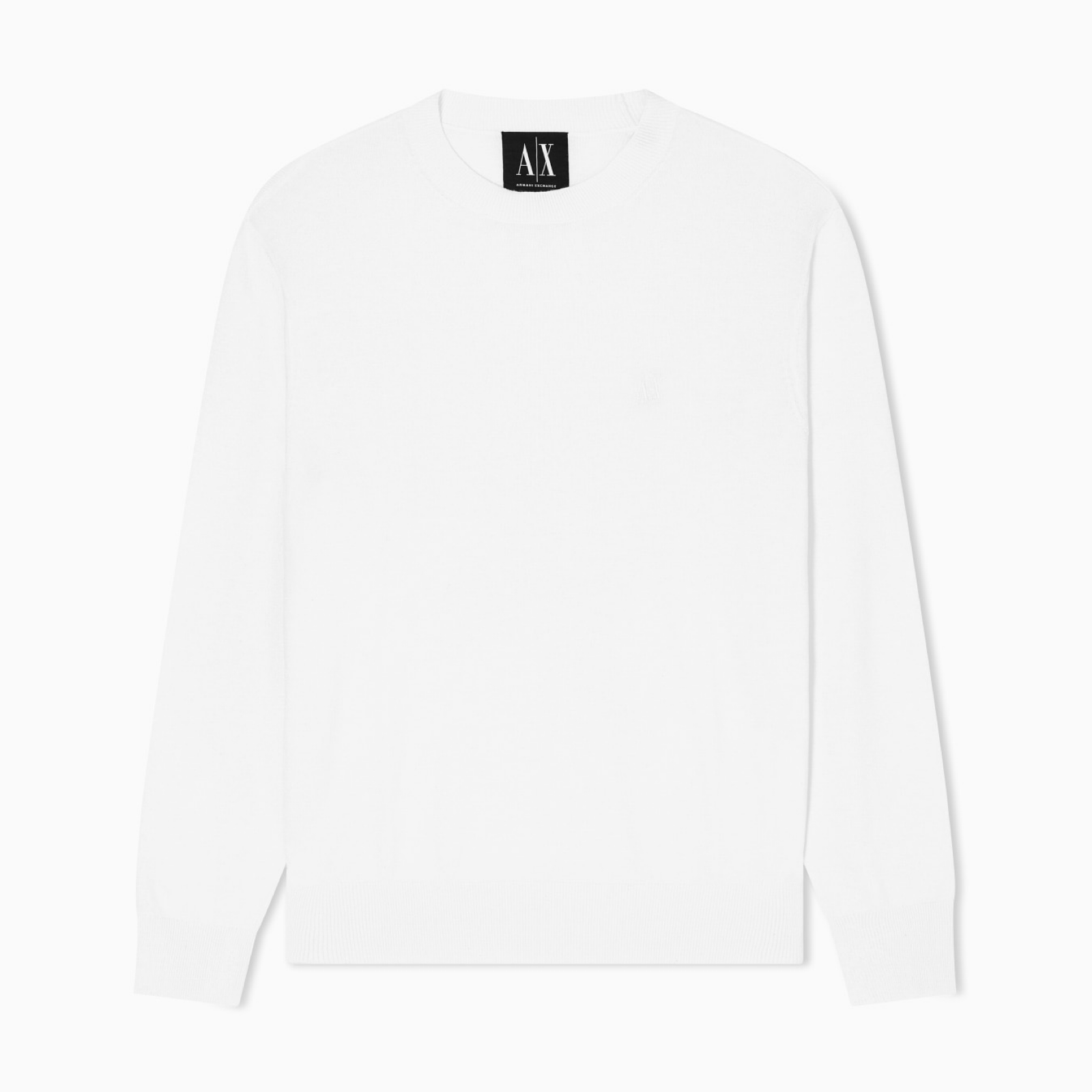 Мъжки бял пуловер Armani Exchange Men Sweater XM000338 AF12291 Front View