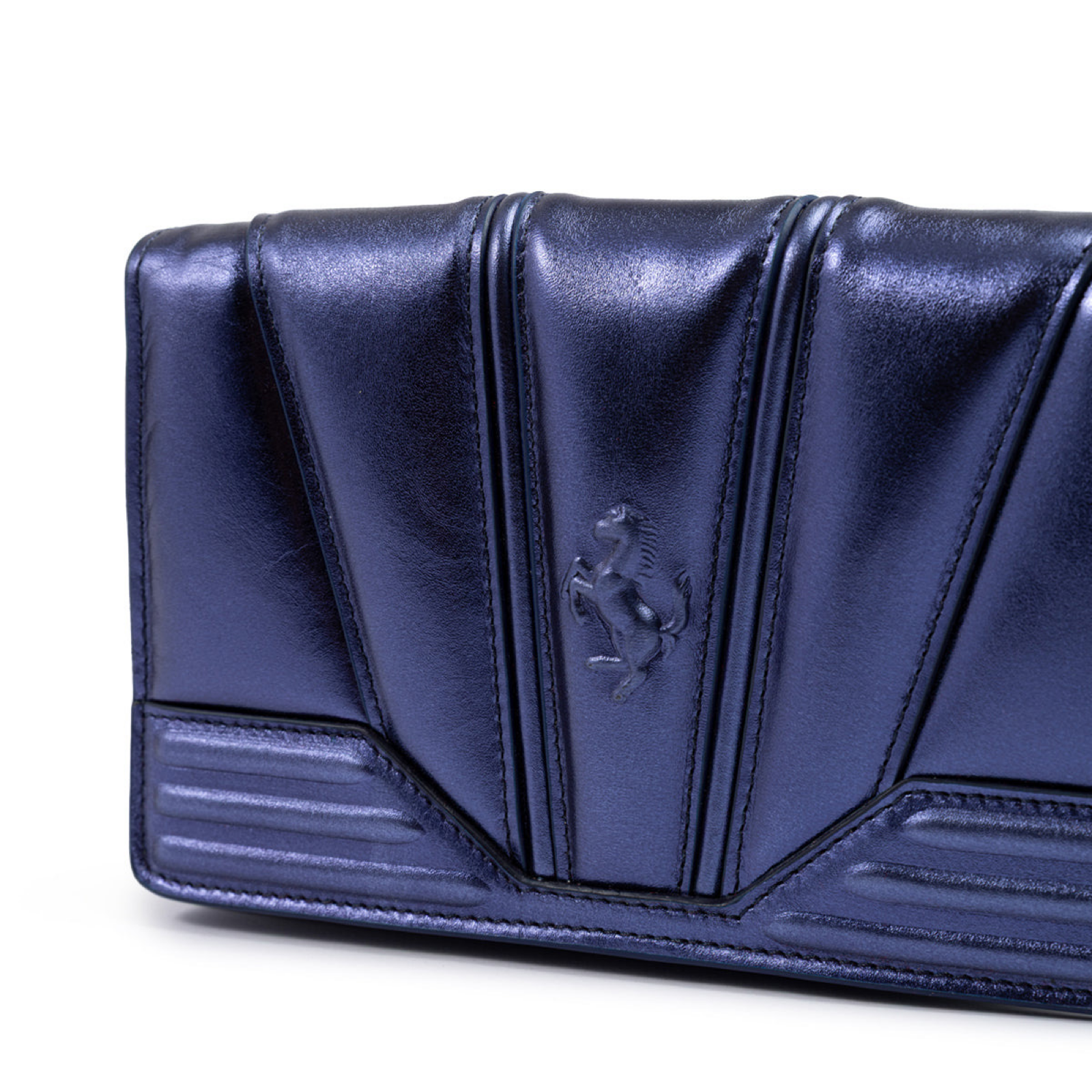 Ferrari GT Patent Leather Bag Close-Up