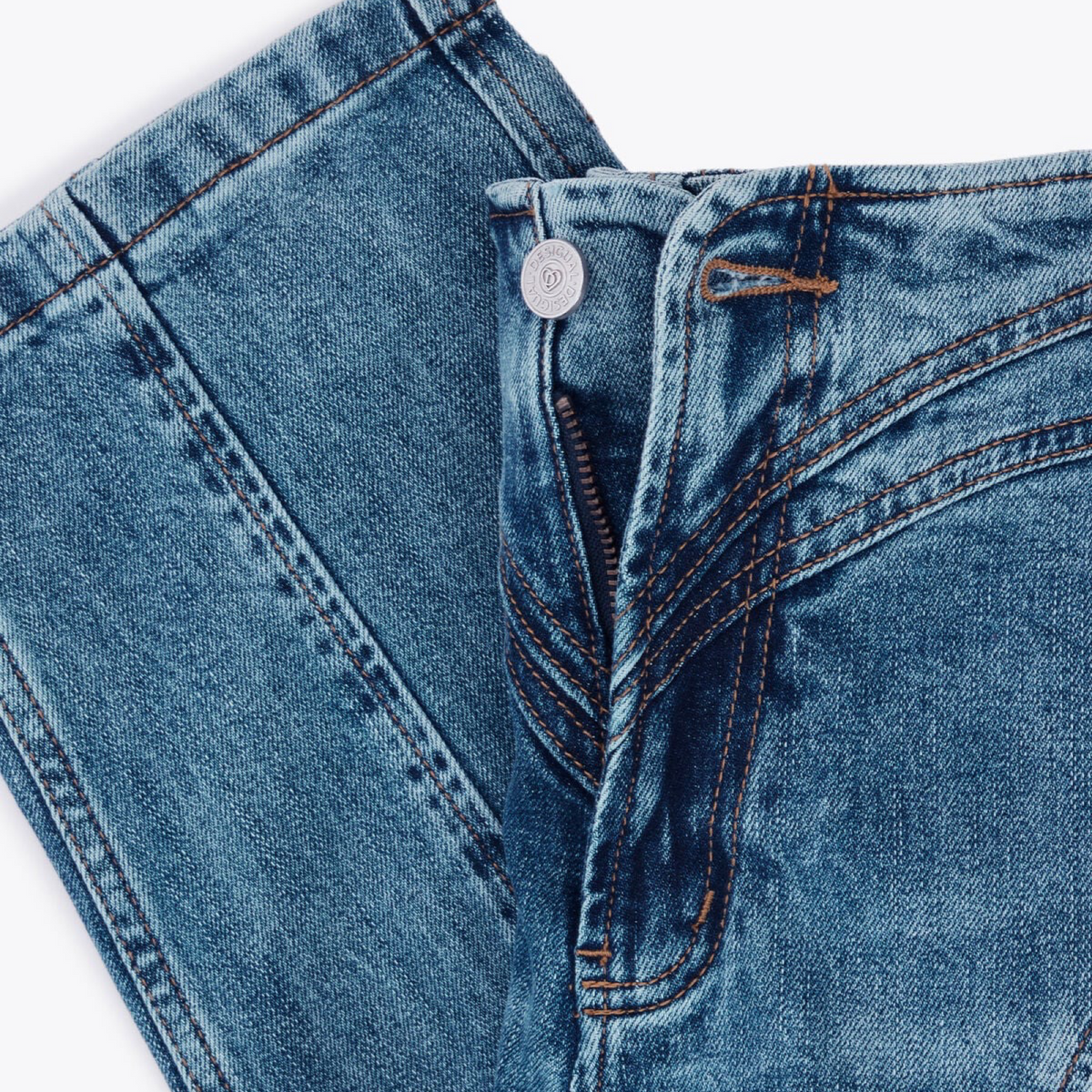 Дамски дънки Desigual Women Jeans 26SWDD41 5053 Close-Up